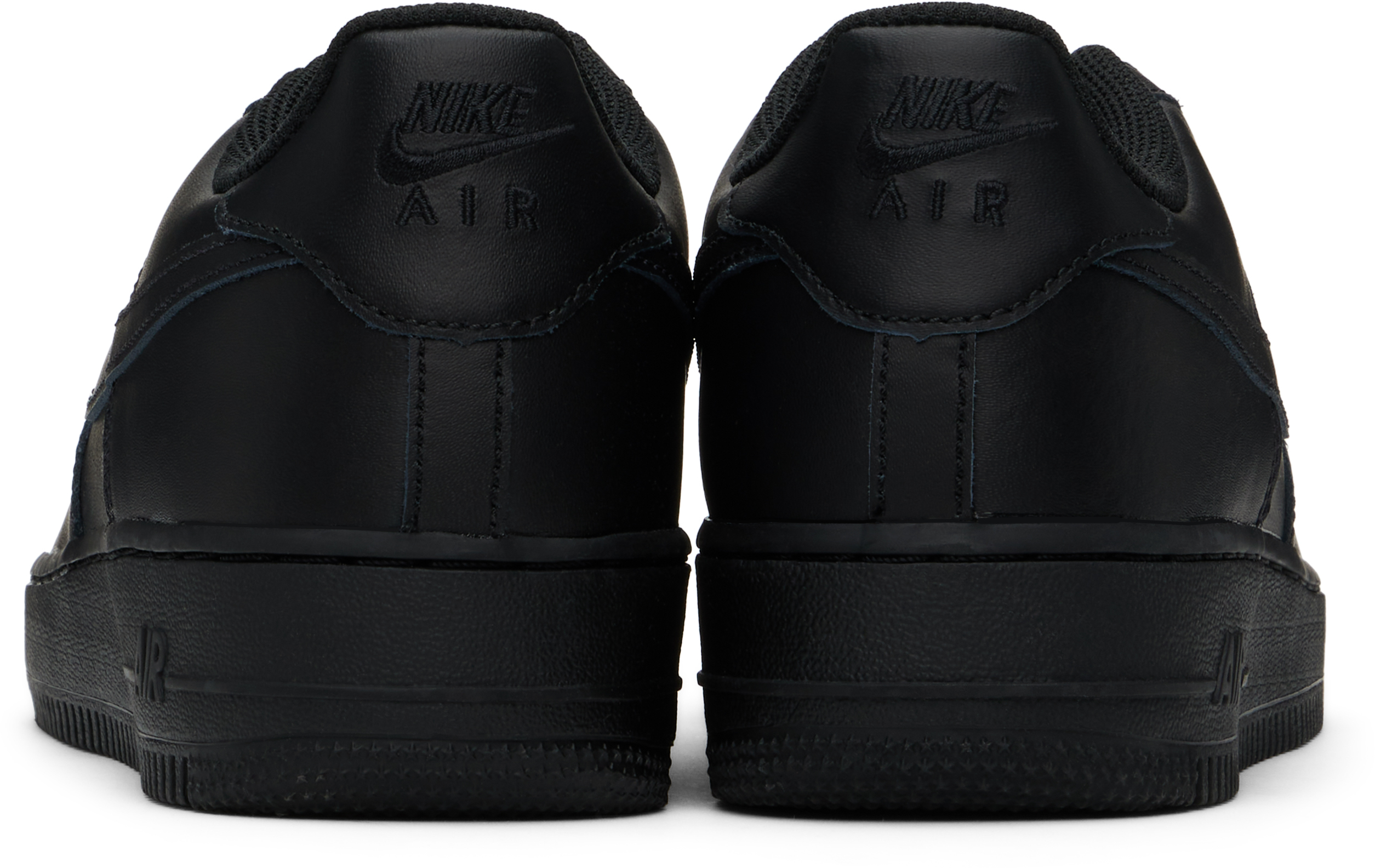 NIKE KIDS BLACK AIR FORCE 1 LE SNEAKERS 