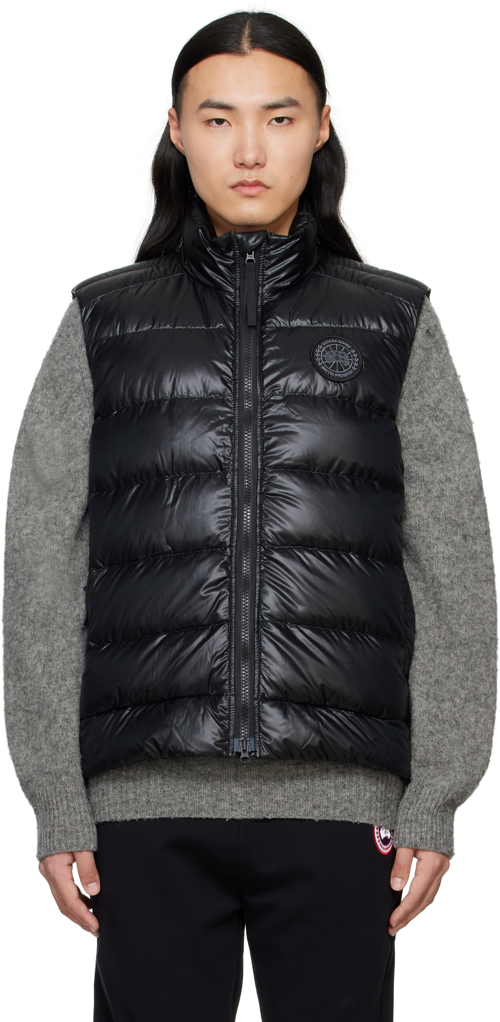 Black 'Black Label' Crofton Down Vest