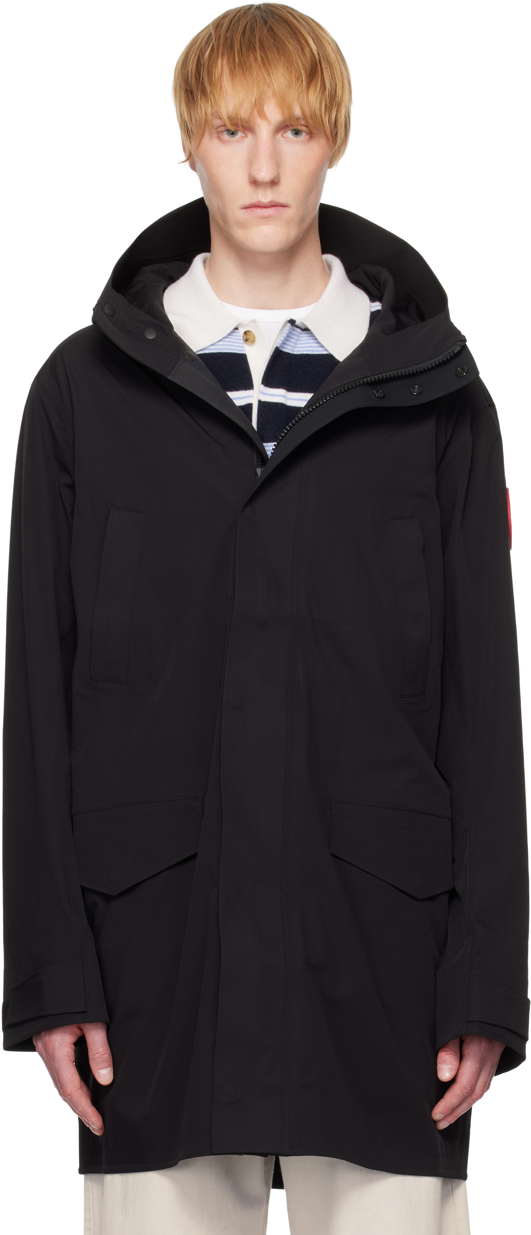 Black Barclay Rain Coat