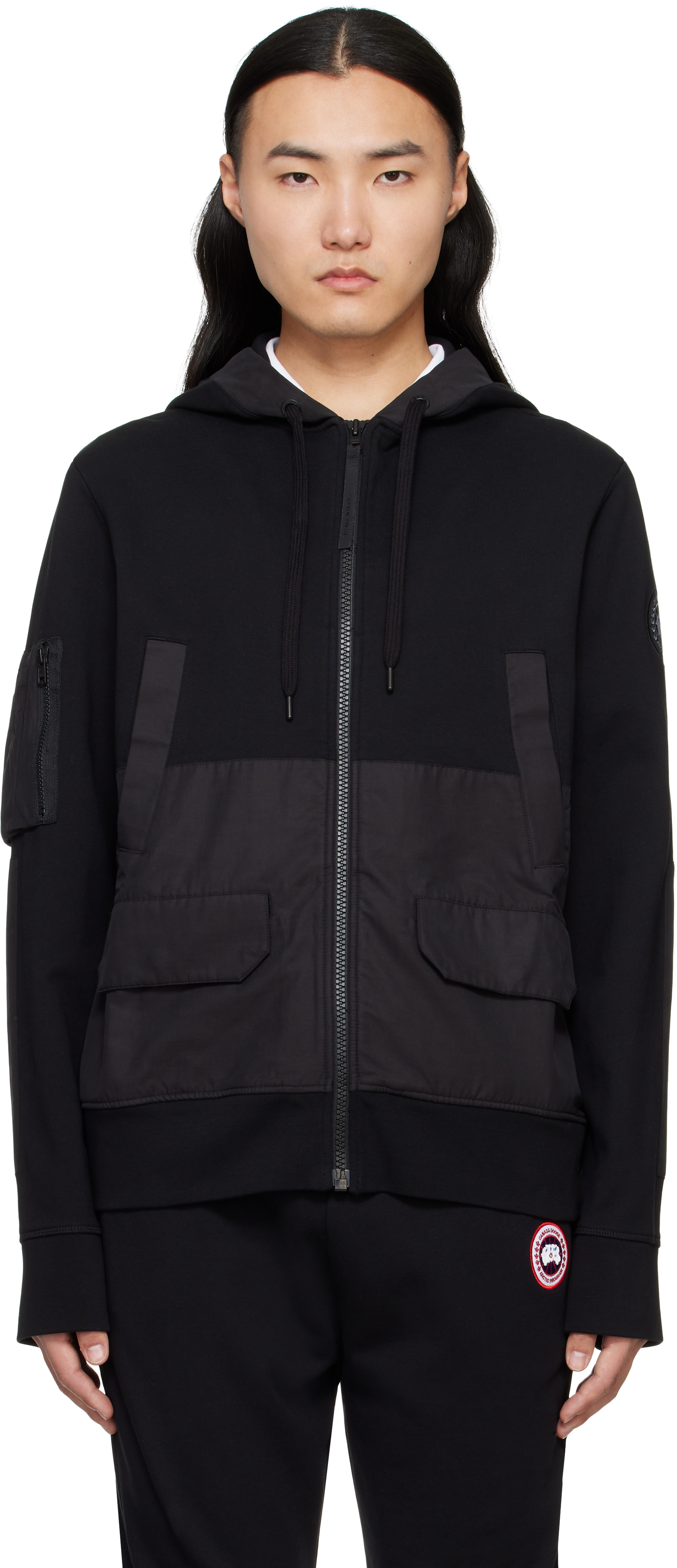 Canada Goose: Black Ferris Hoodie | SSENSE Canada Canada Goose: Black Ferris Hoodie | SSENSE Canada