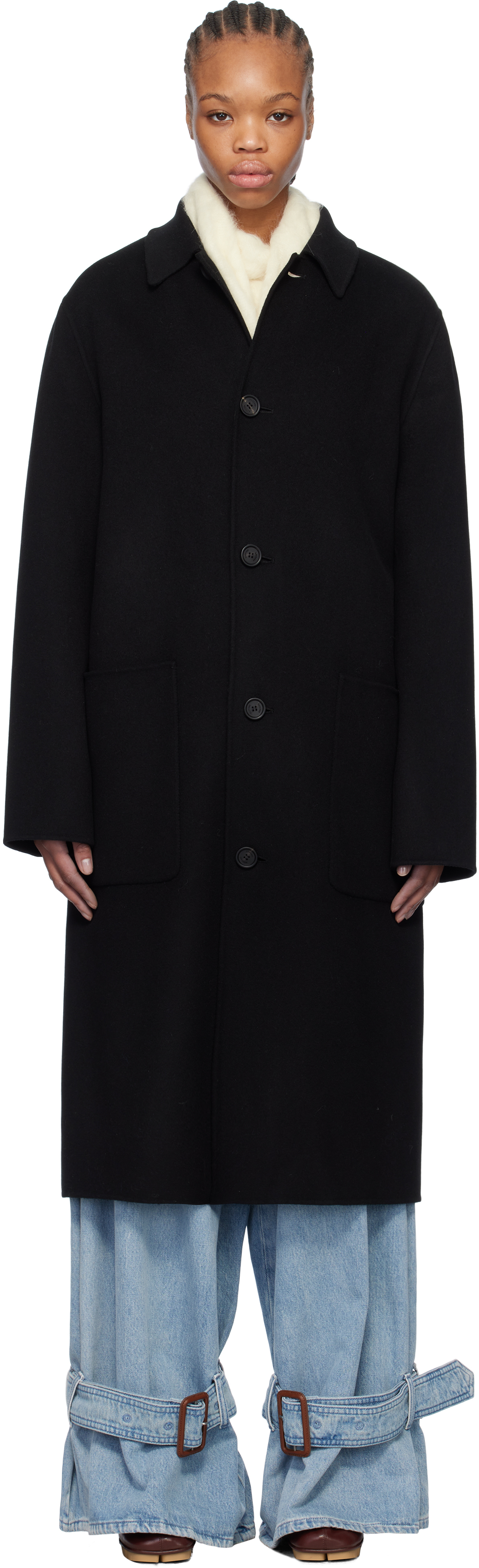 Black Beckett Handmade Wool Coat