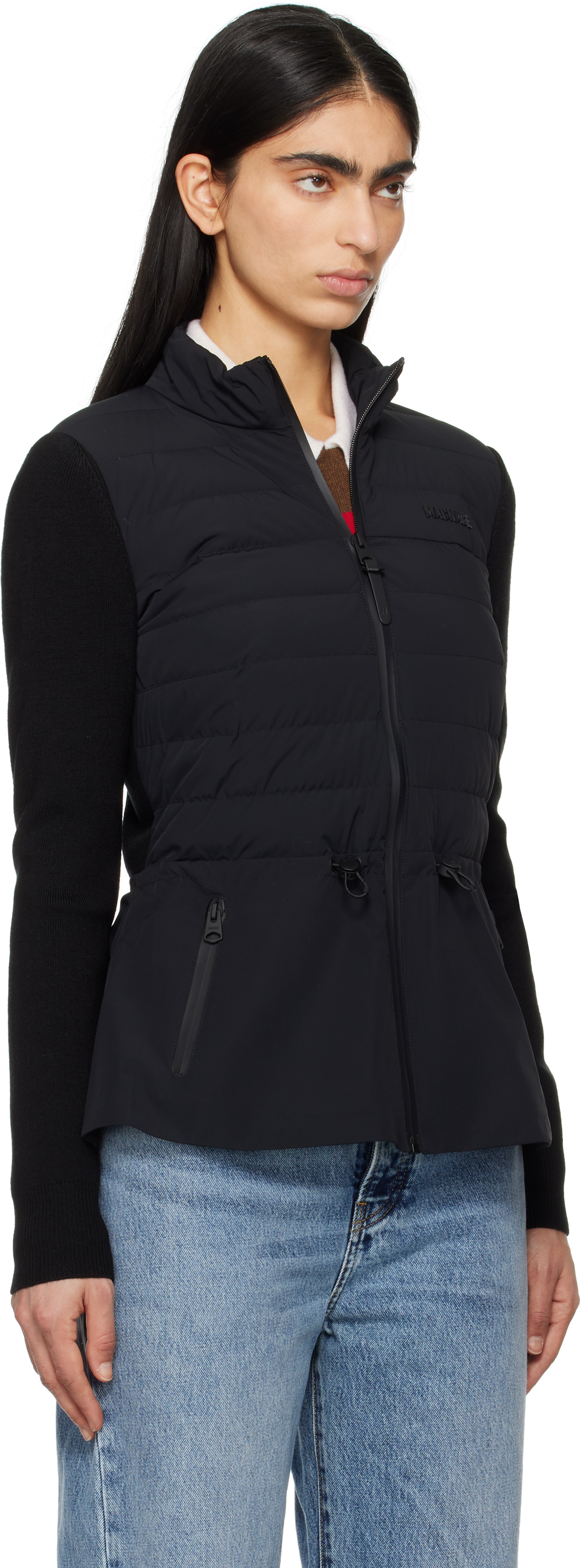 Mackage Laika Wool-blend Jacket In C0001 Black