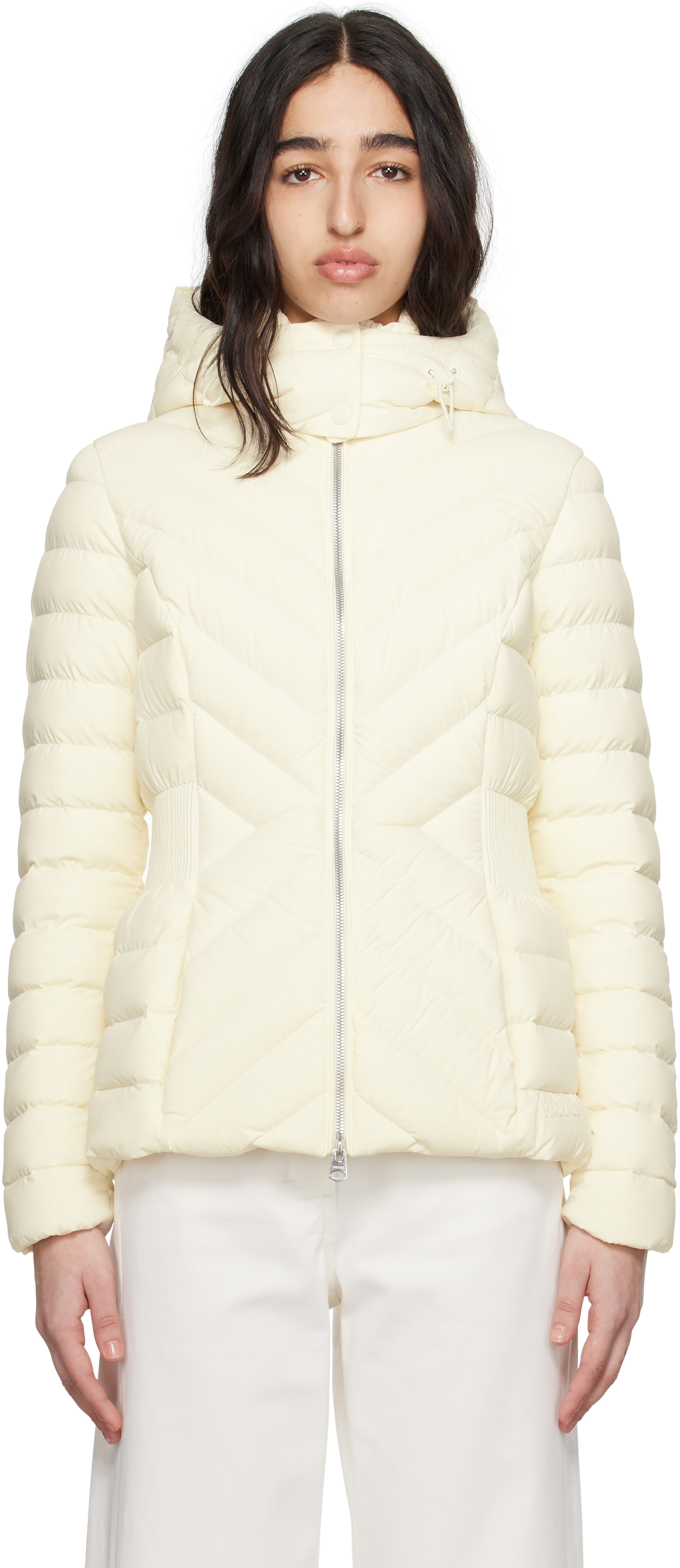 Black Idalee Hooded Light Down Jacket