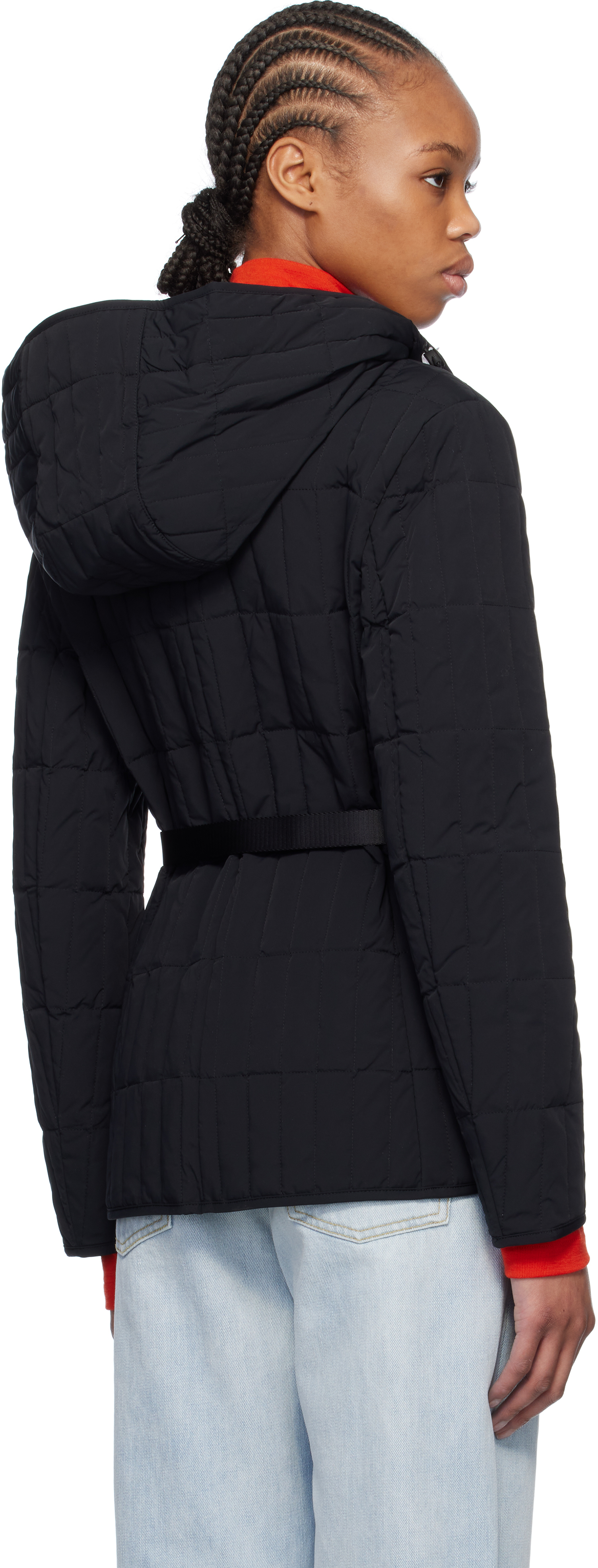 Mackage Black Raja Vertical Quilted Light Down Jacket In C0001 Black