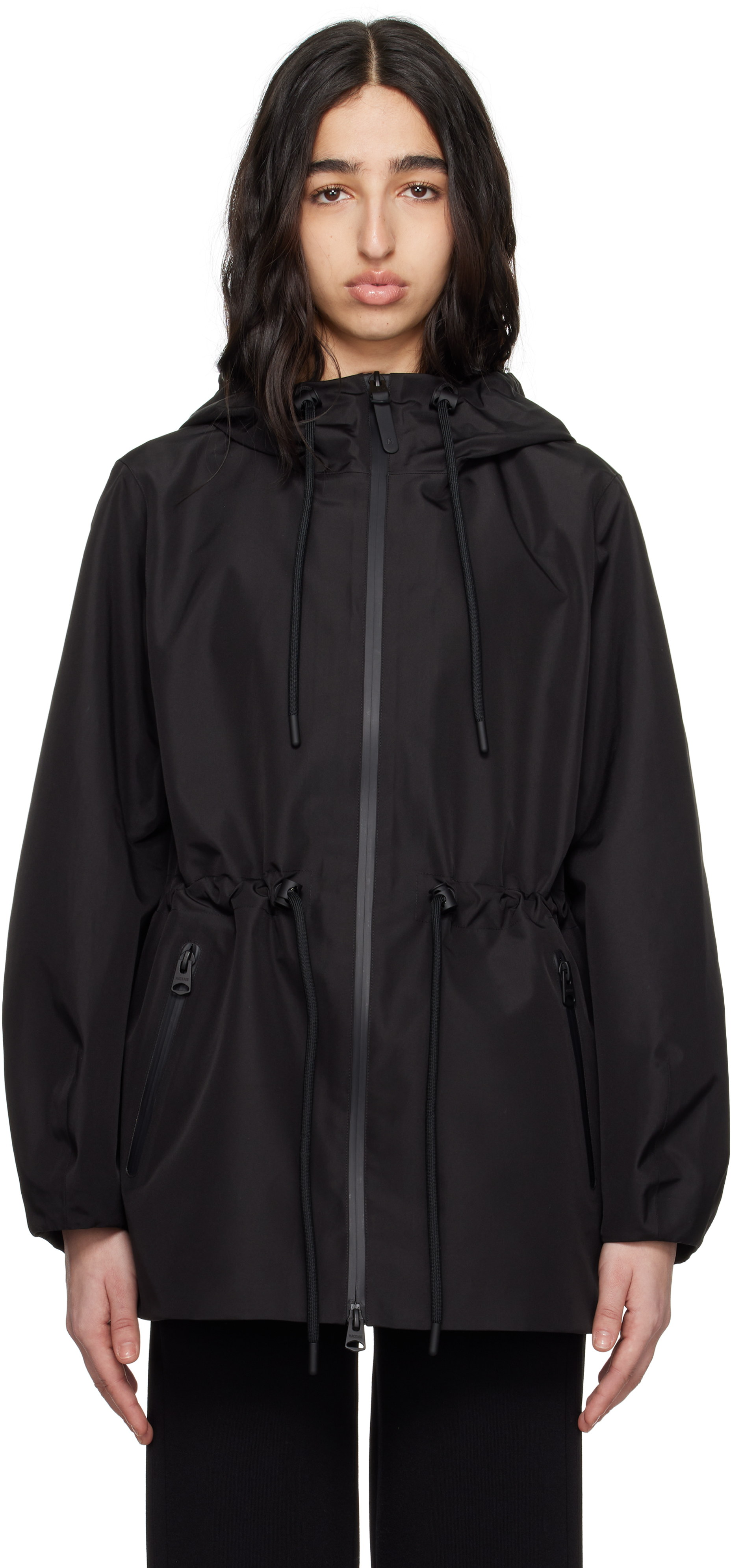 ■Mackage■大人気 Kalea フード付きレインジャケット ブラック 楽天市場】MACKAGE (マッカージュ) KALEA ウエストドローコード