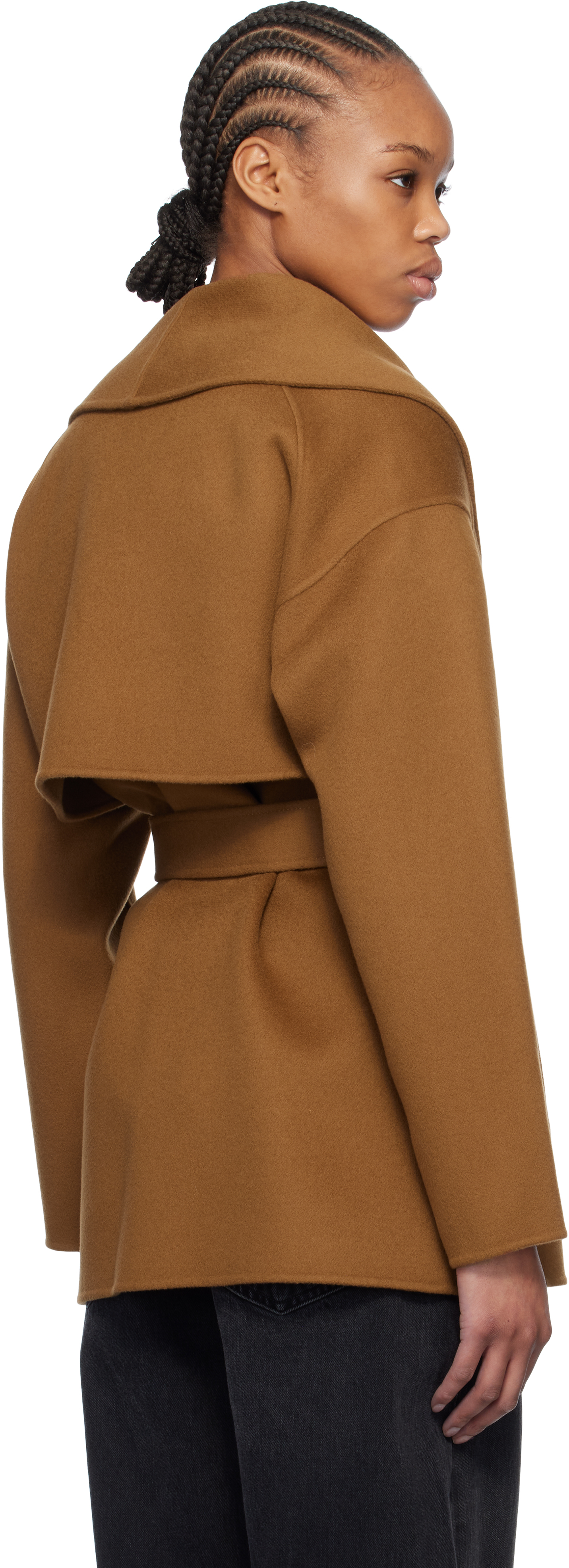 Mackage Tan Tyra Jacket In C1201 Earth Brown