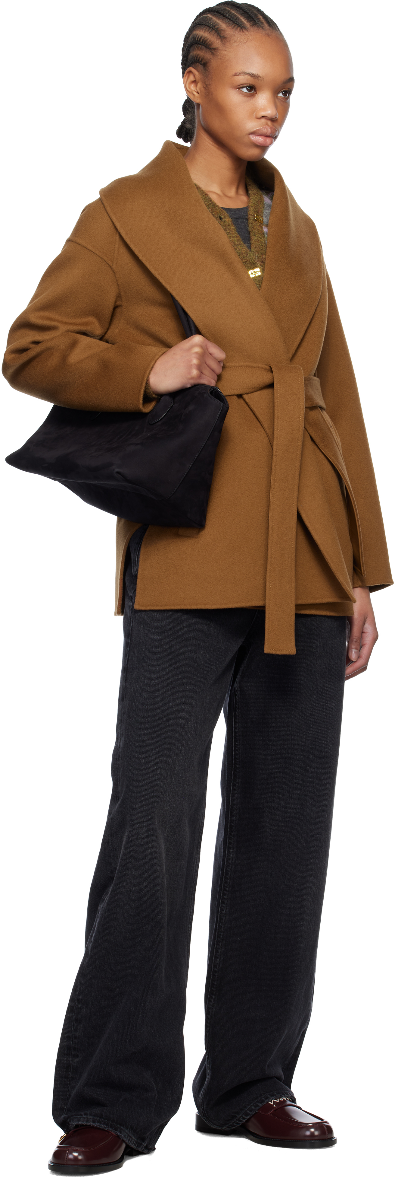Mackage Tan Tyra Jacket In C1201 Earth Brown