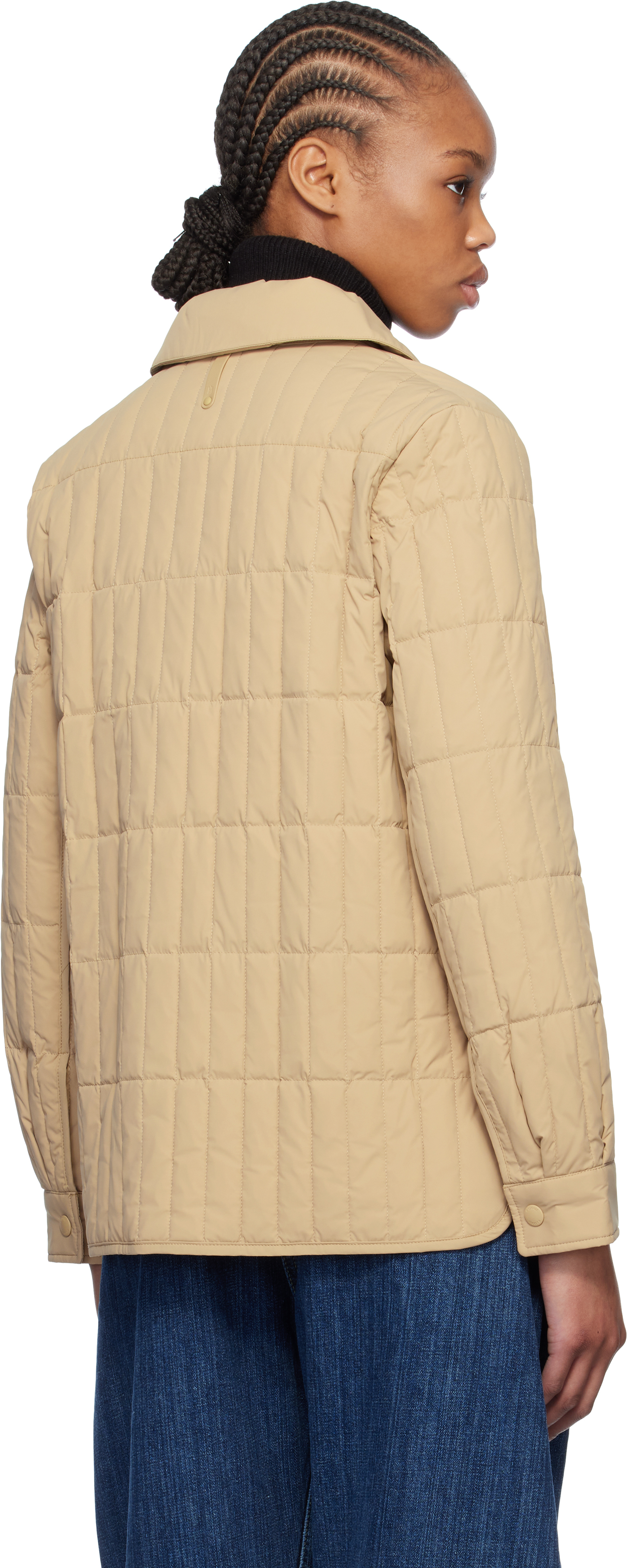 Mackage Beige Dulcia Down Jacket In C0274 Light Camel