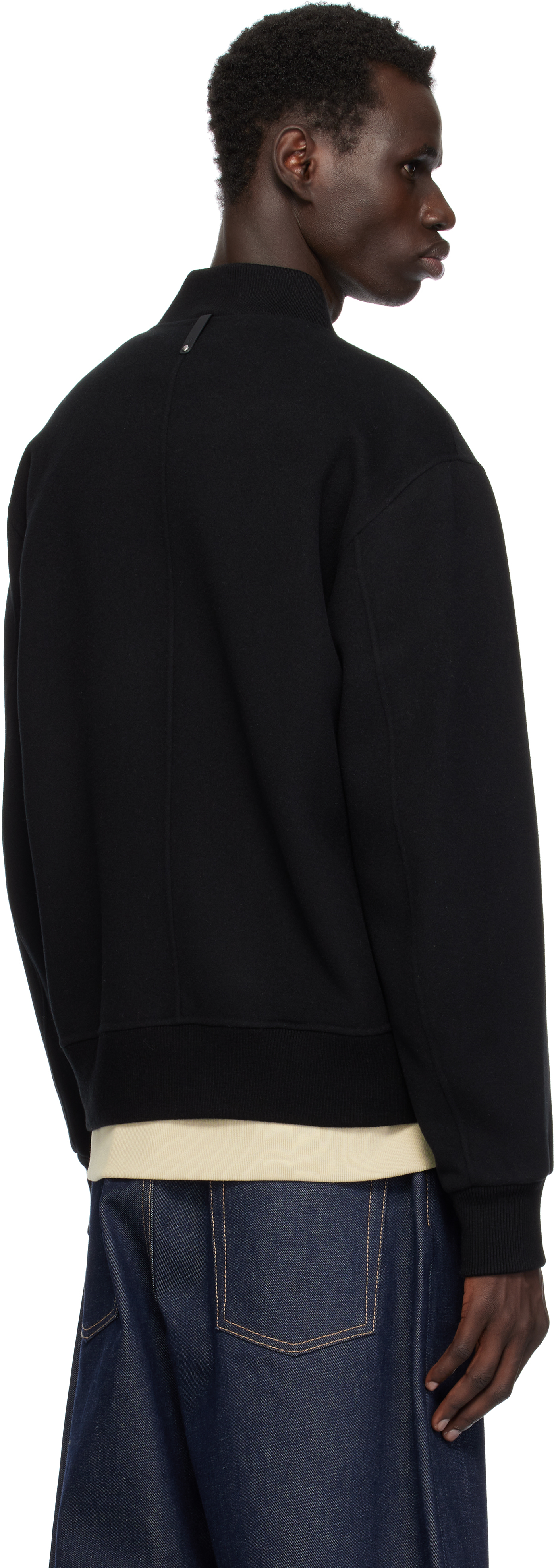 Mackage Black Emilio Bomber Jacket In Black C0001