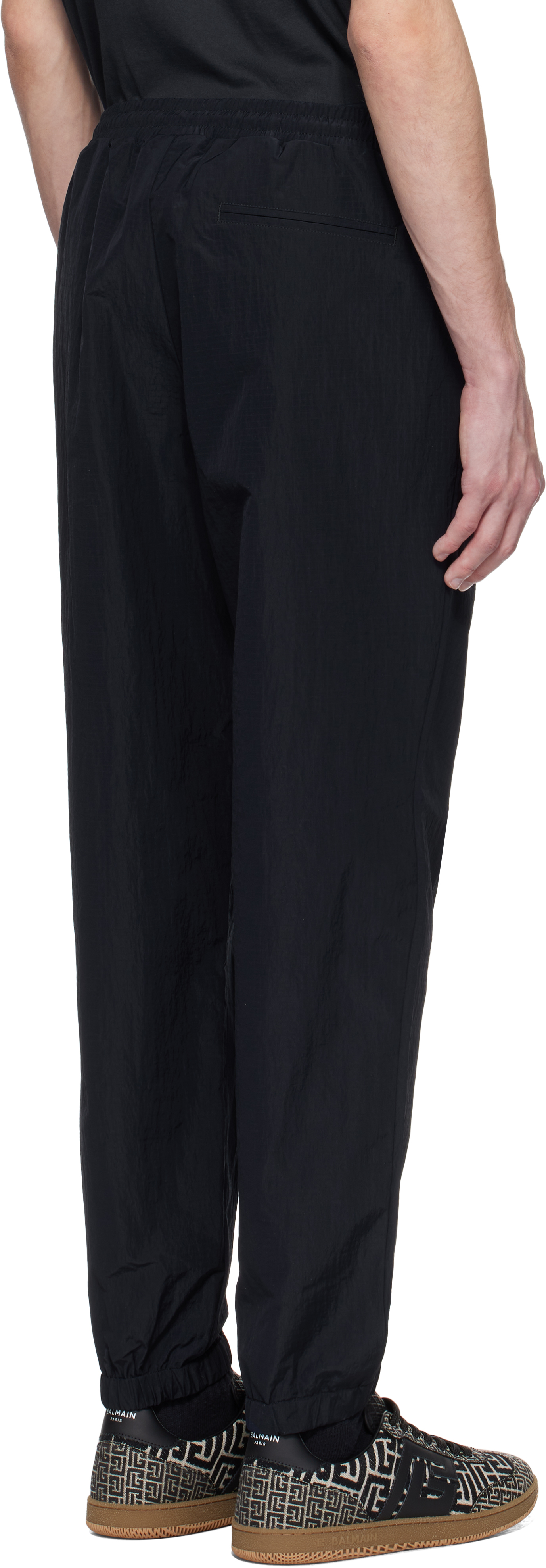 Mackage Navy Martin-wb Water-repellent Ripstop Sweatpants In Navy C0001