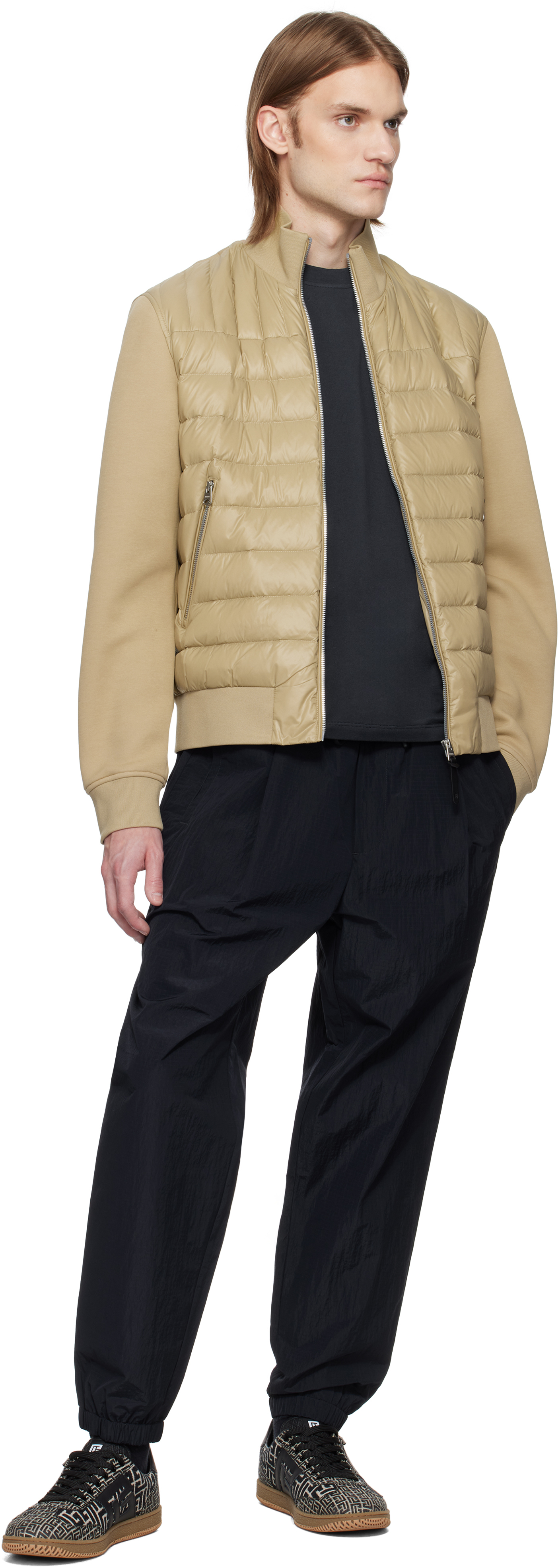 Mackage Navy Martin-wb Water-repellent Ripstop Sweatpants In Navy C0001