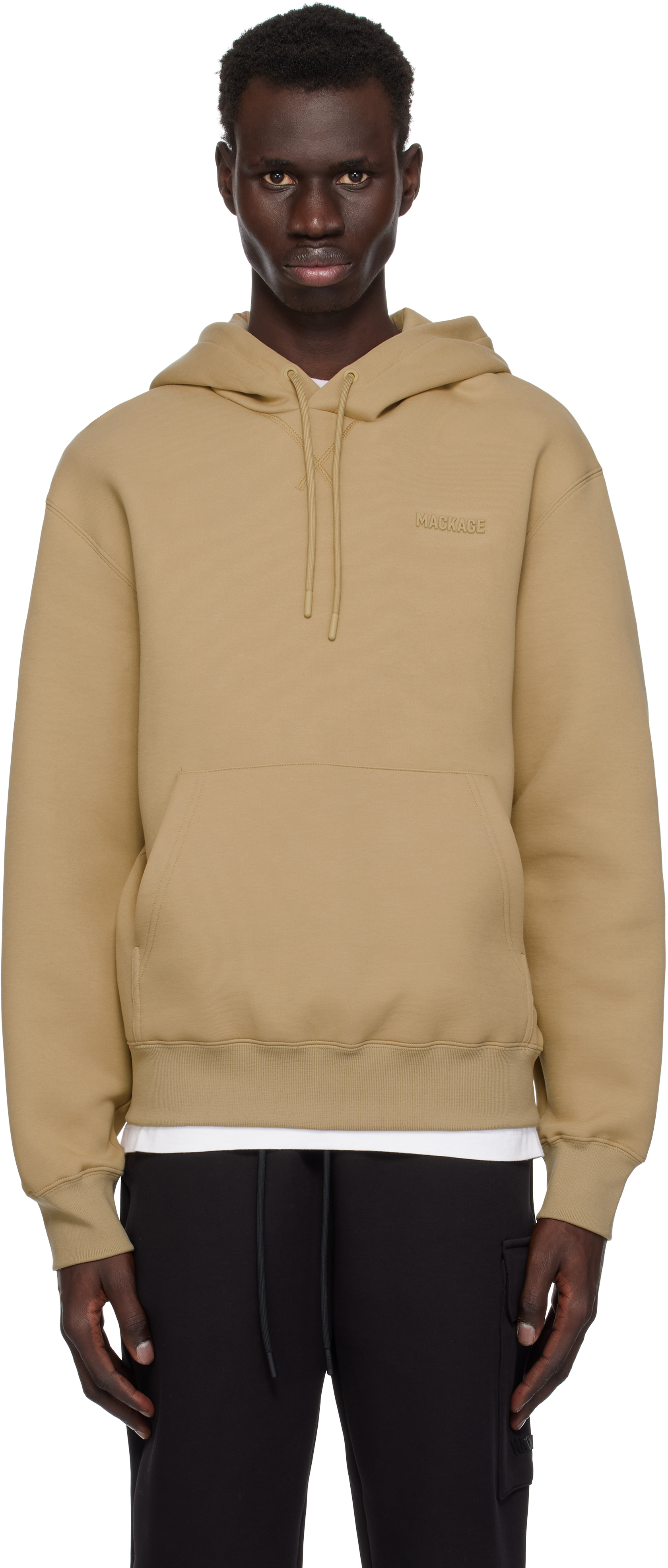 【関税込み】MACKAGE ベージュ Krystian フーディ MACKAGEのベージュ Krystian フーディがセール中