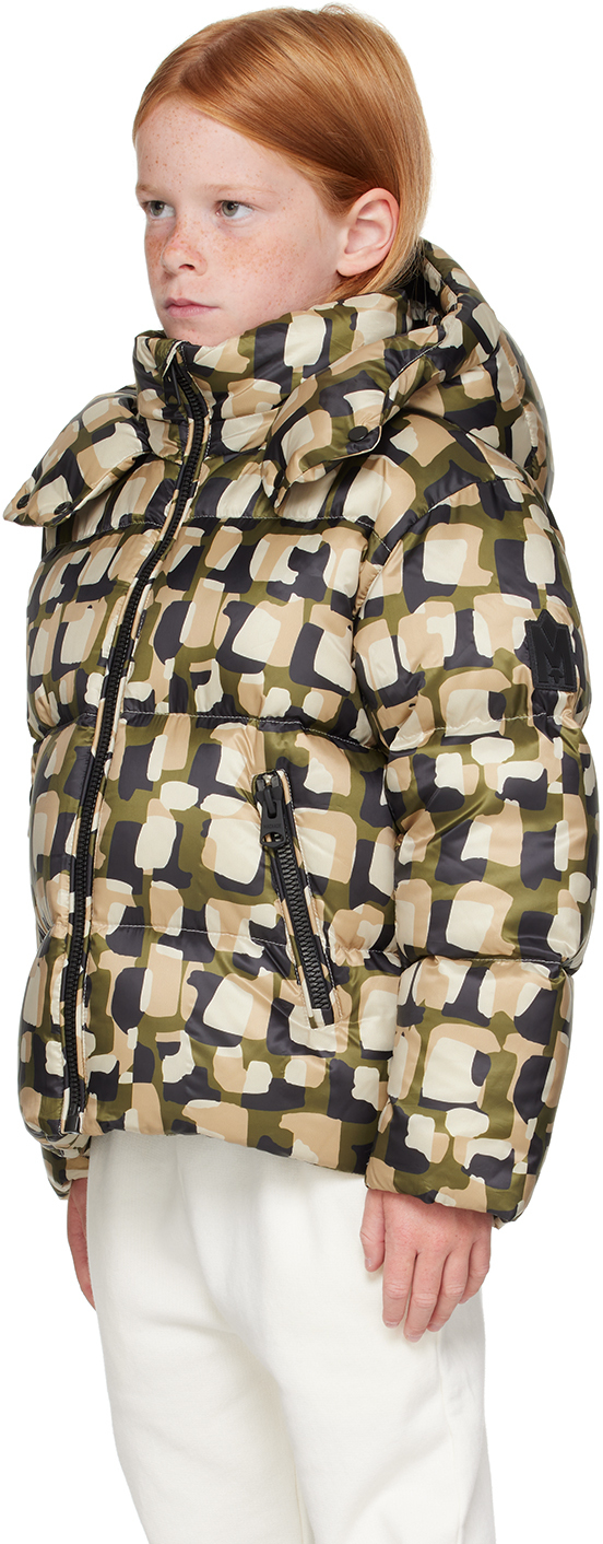 Mackage Kids Khaki Jesse Down Jacket In Light Military Tile