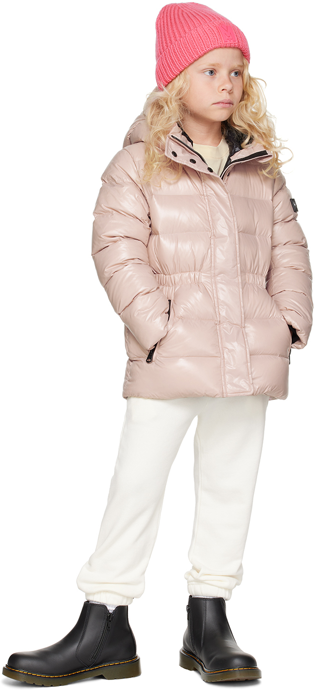 Mackage Kids Pink Alannis Down Jacket In Bright Pink