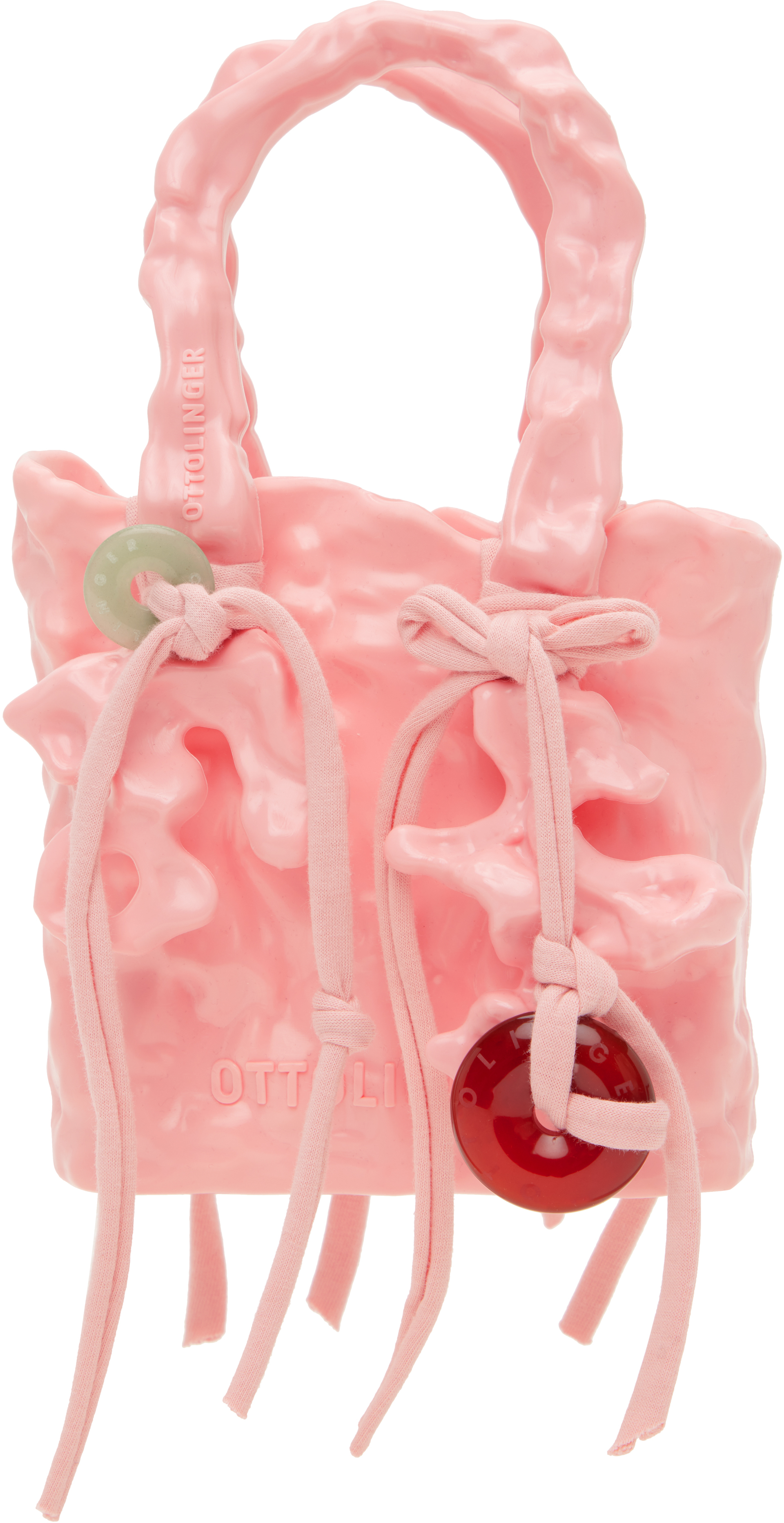 Pink Knotted Signature Ceramic Bag