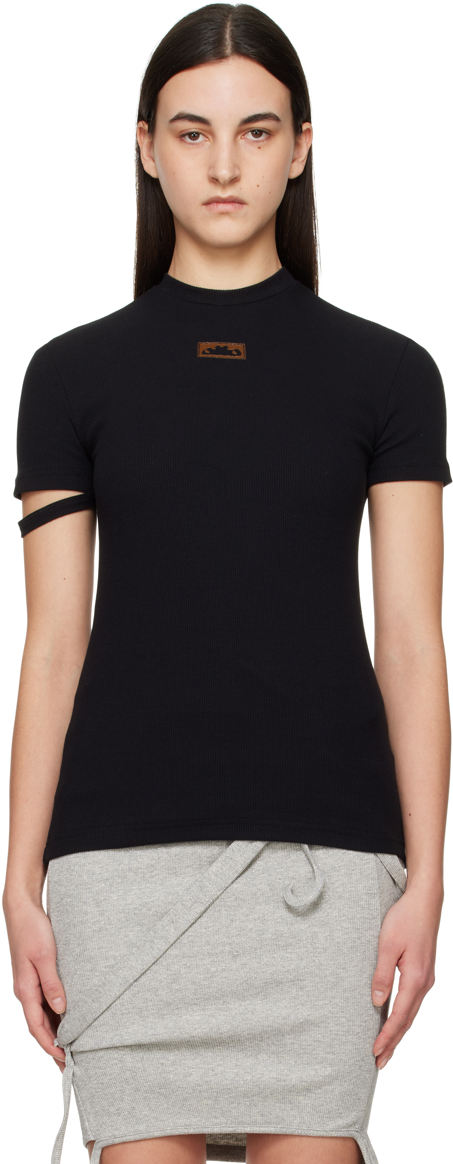 Black Rib T-Shirt