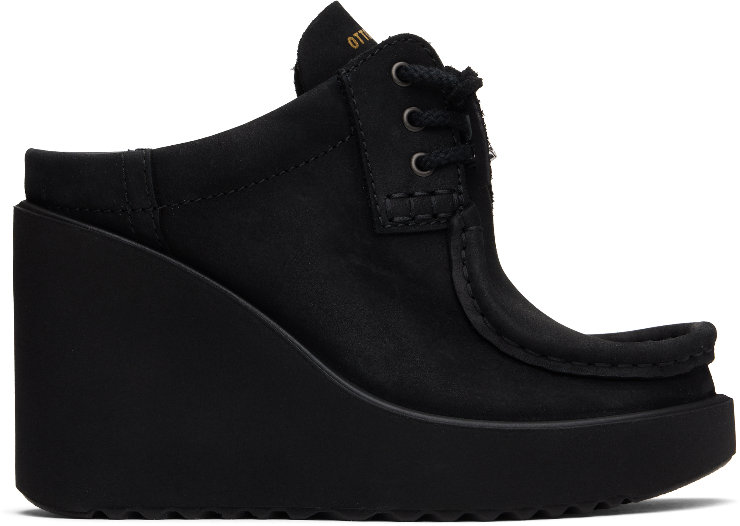 Black ECCO. kollektiv Edition Joke Wedge Mules