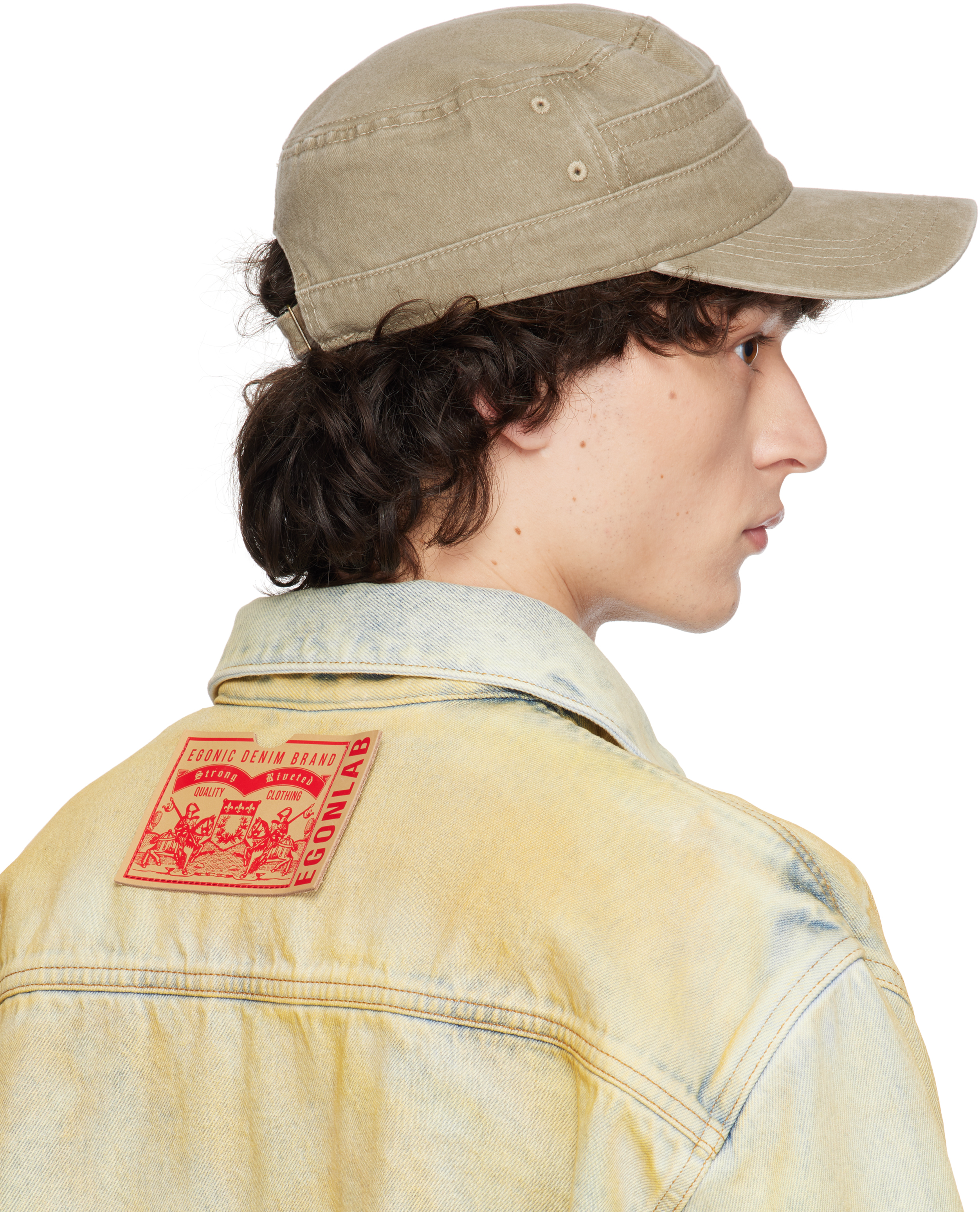 Ottolinger Khaki Summer Cap In Stone
