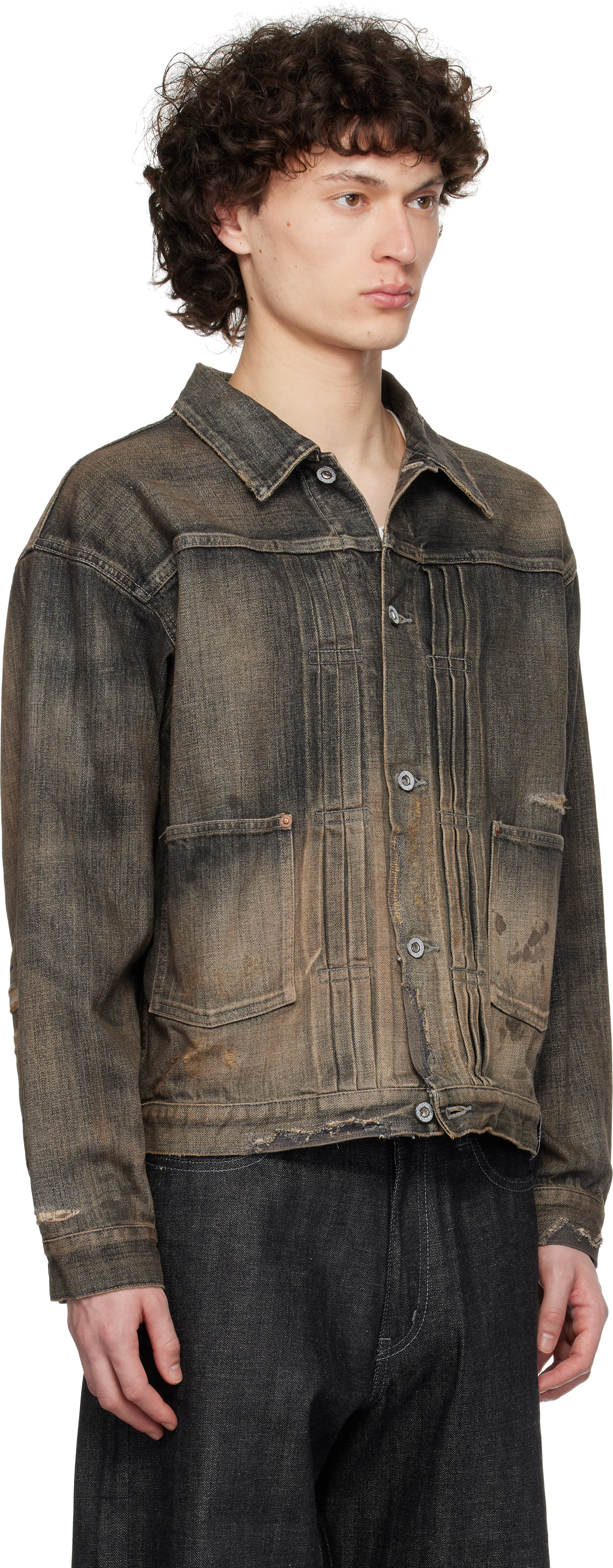 NEIGHBORHOOD BLACK DENIM SAVAGE TYPE-1 JACKET