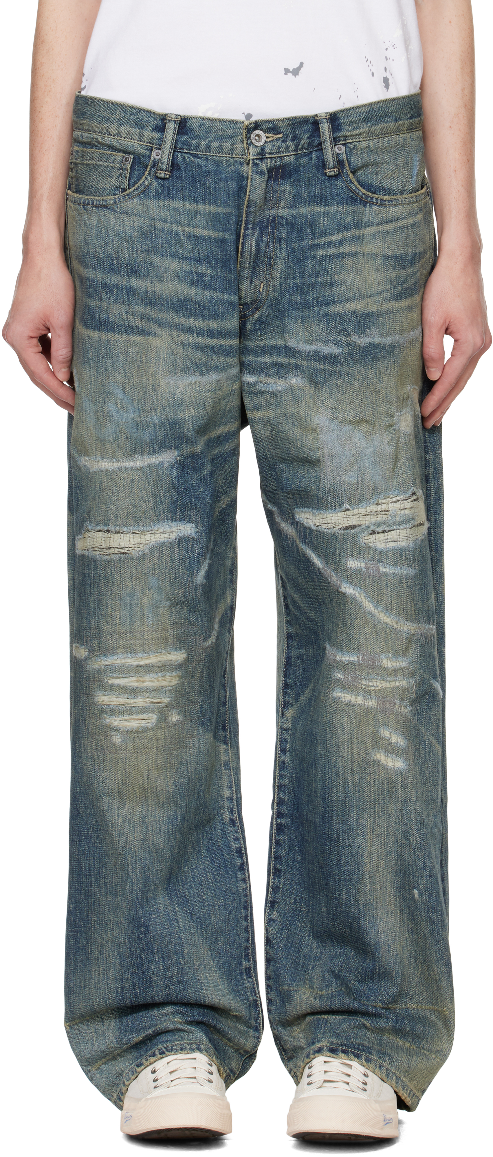 Blue Savage Denim DP Wide Jeans