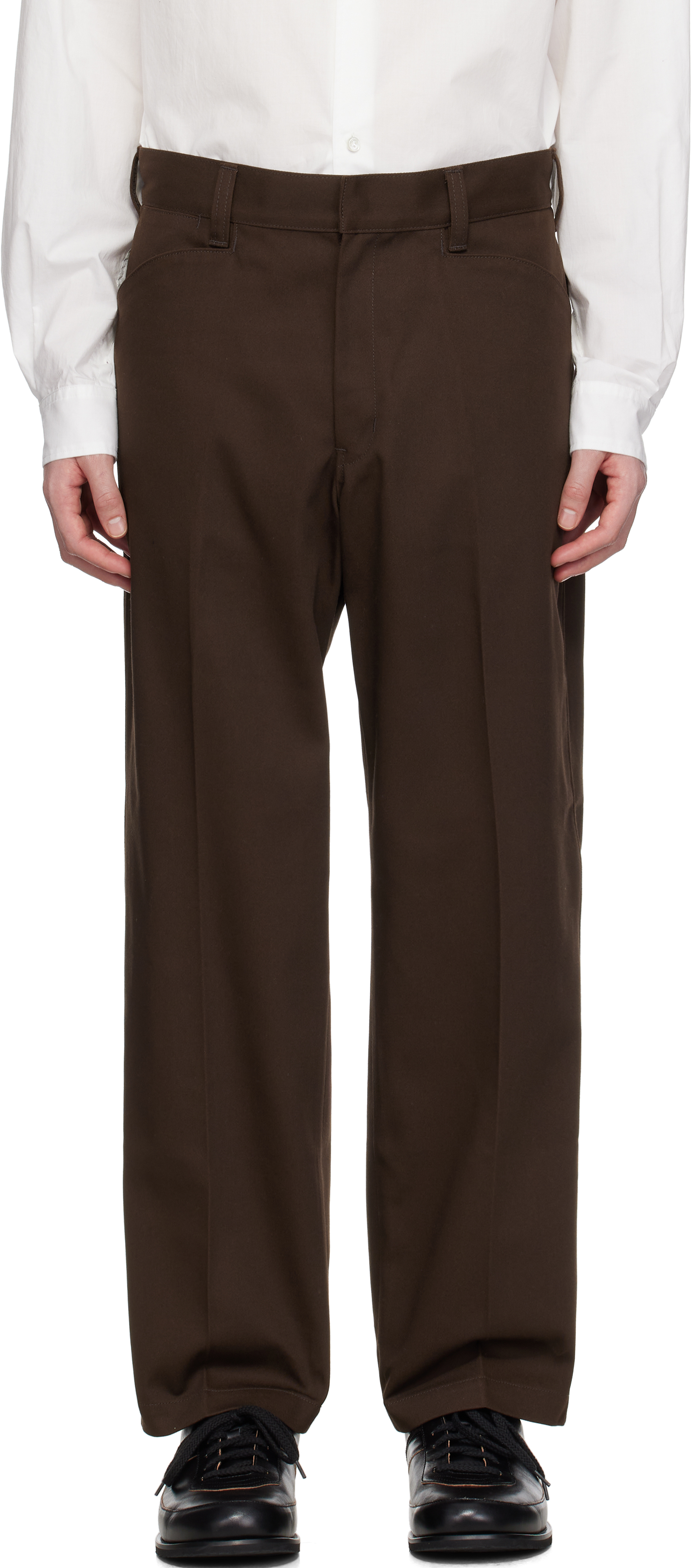 Brown WP Wide Trousers