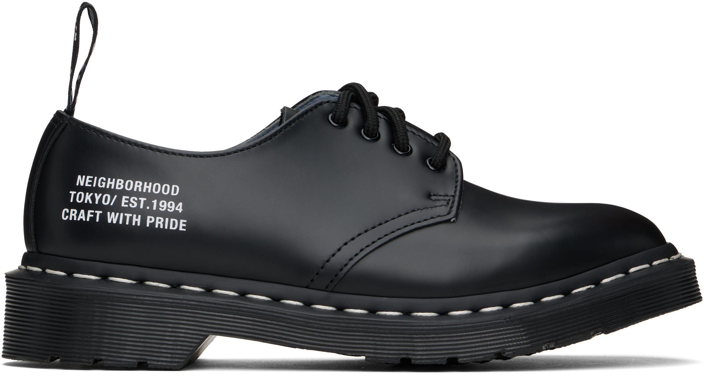 Black Dr. Martens Edition Smith Leather Derbys