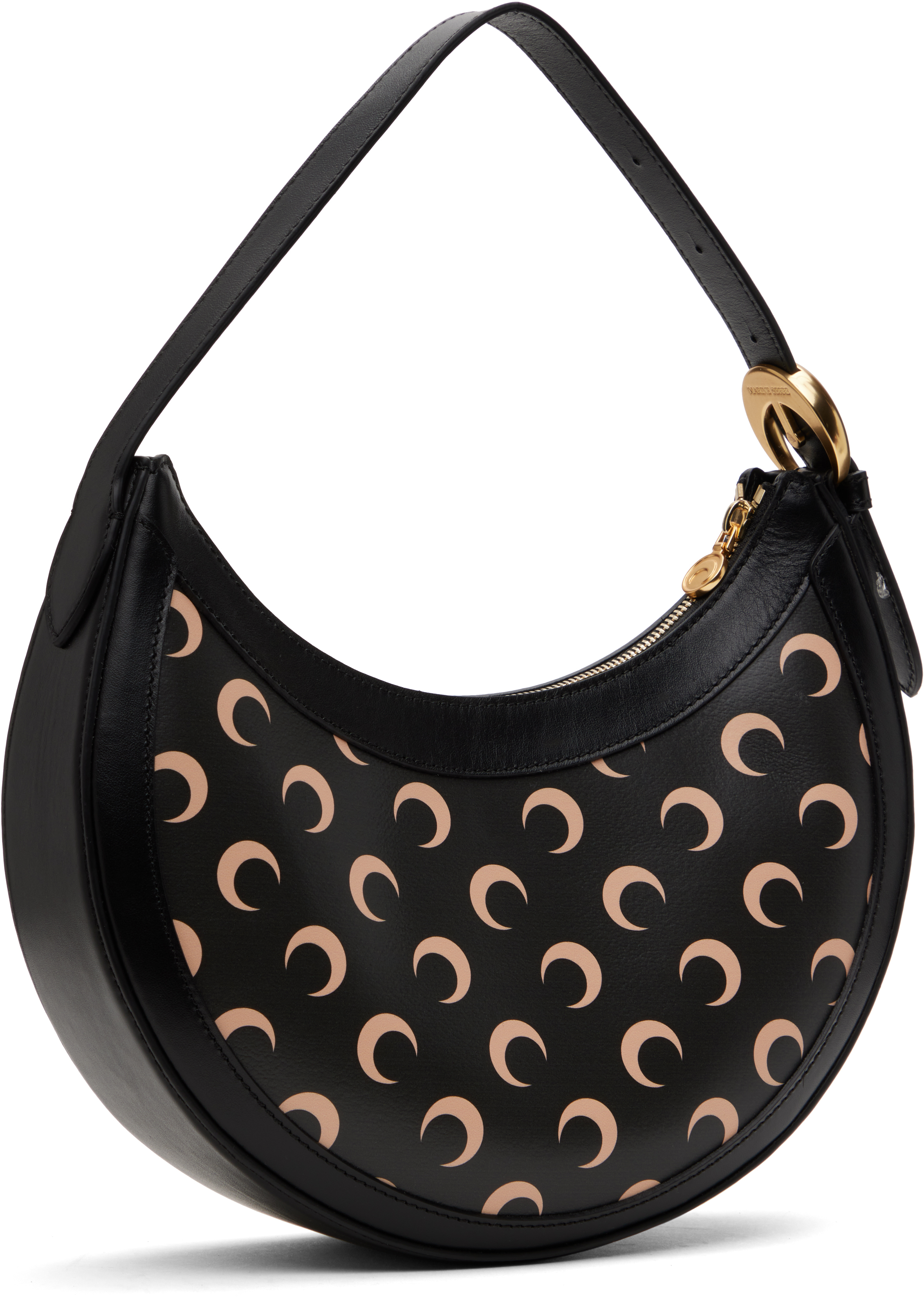 Marine Serre Black Moon Canvas Eclips Bag