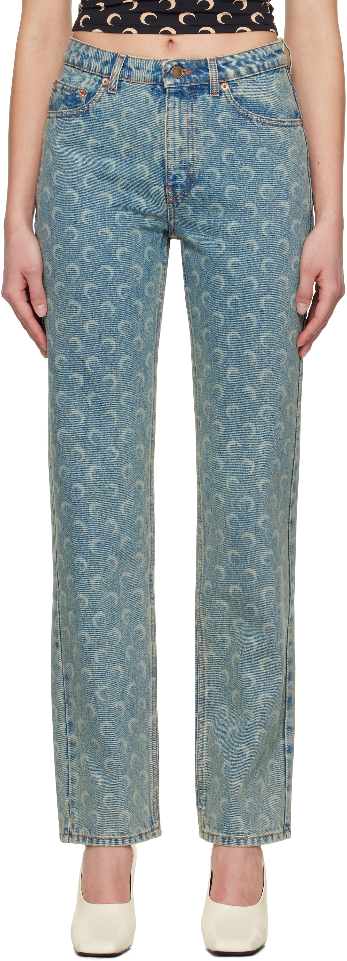 Blue Moon Laser Straight Jeans