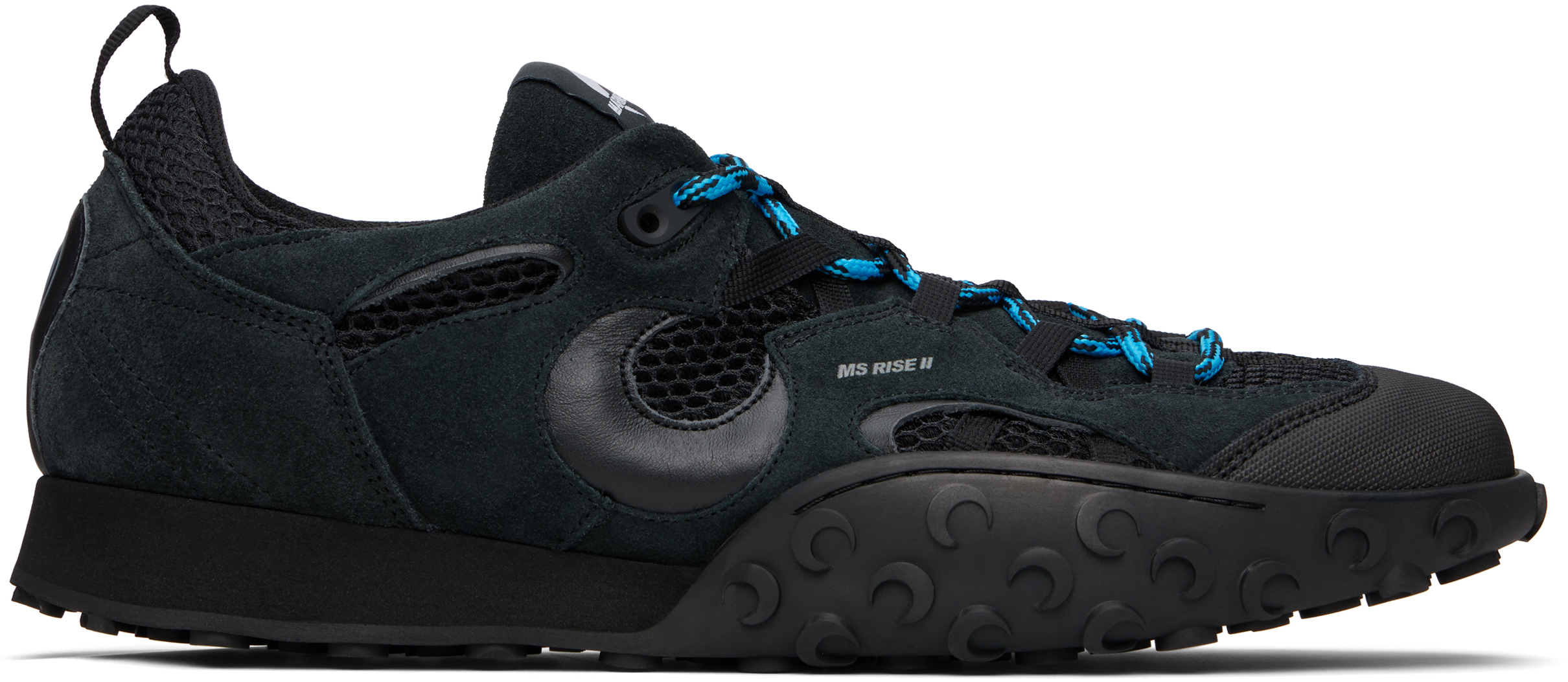 Black Suede Leather MS Rise Tyko Sneakers