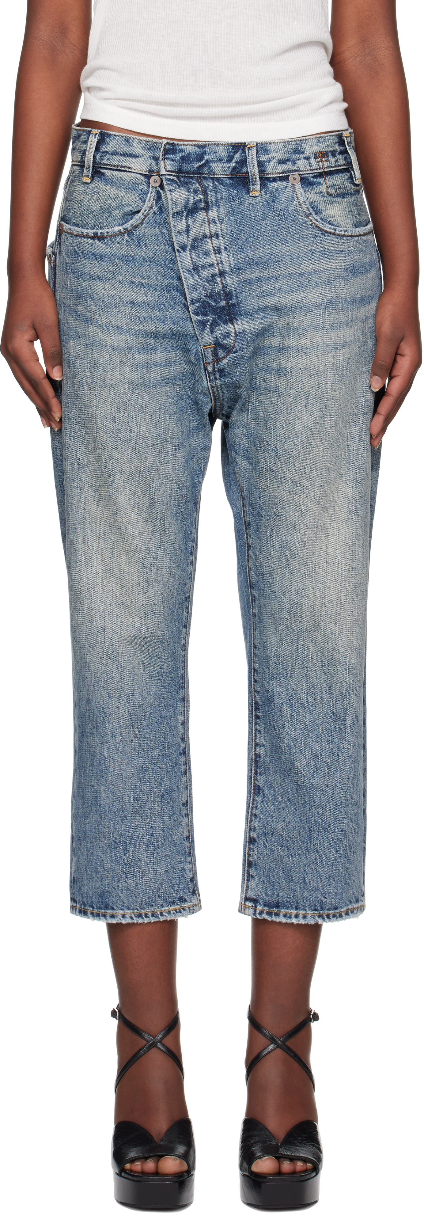 【関税込み】R13 ブルー Exene ジーンズ EXENE JEAN - TYNE SELVEDGE BLUE - R13