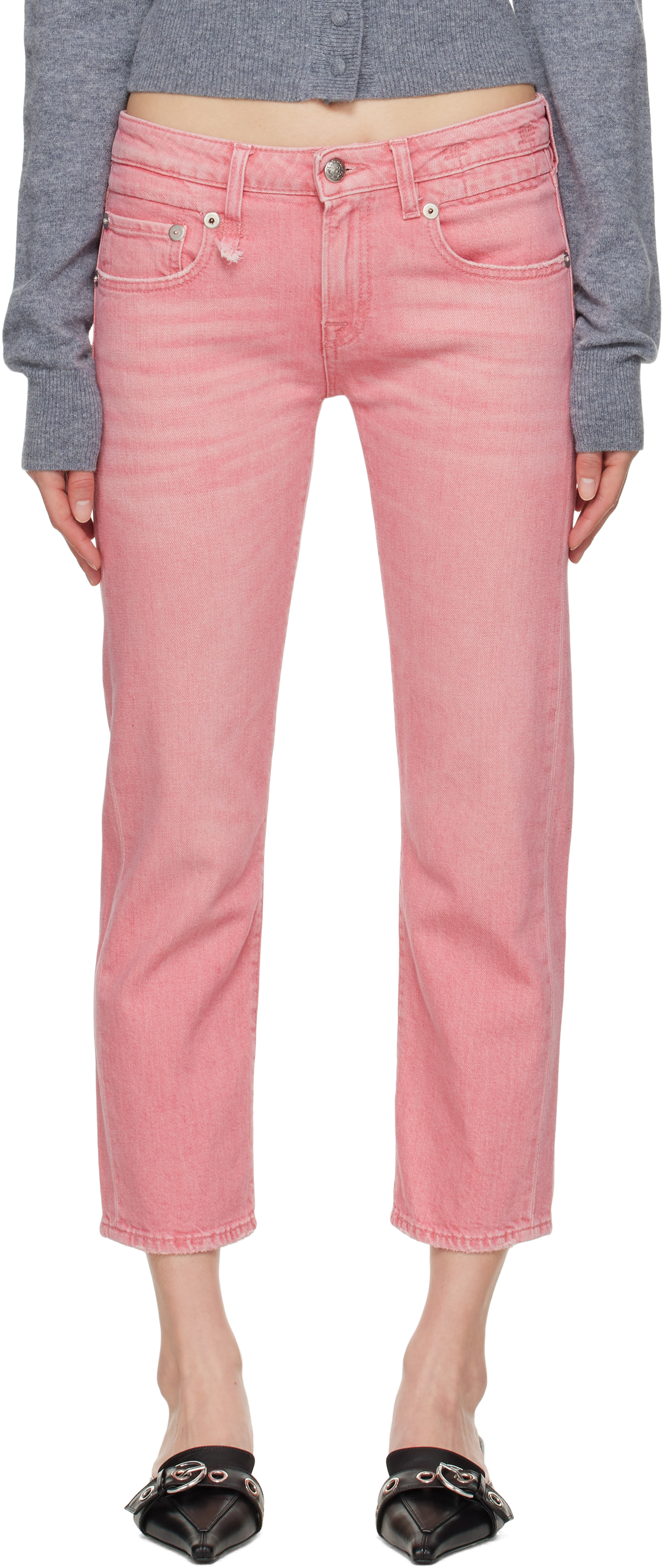 Pink Boy Straight Jeans