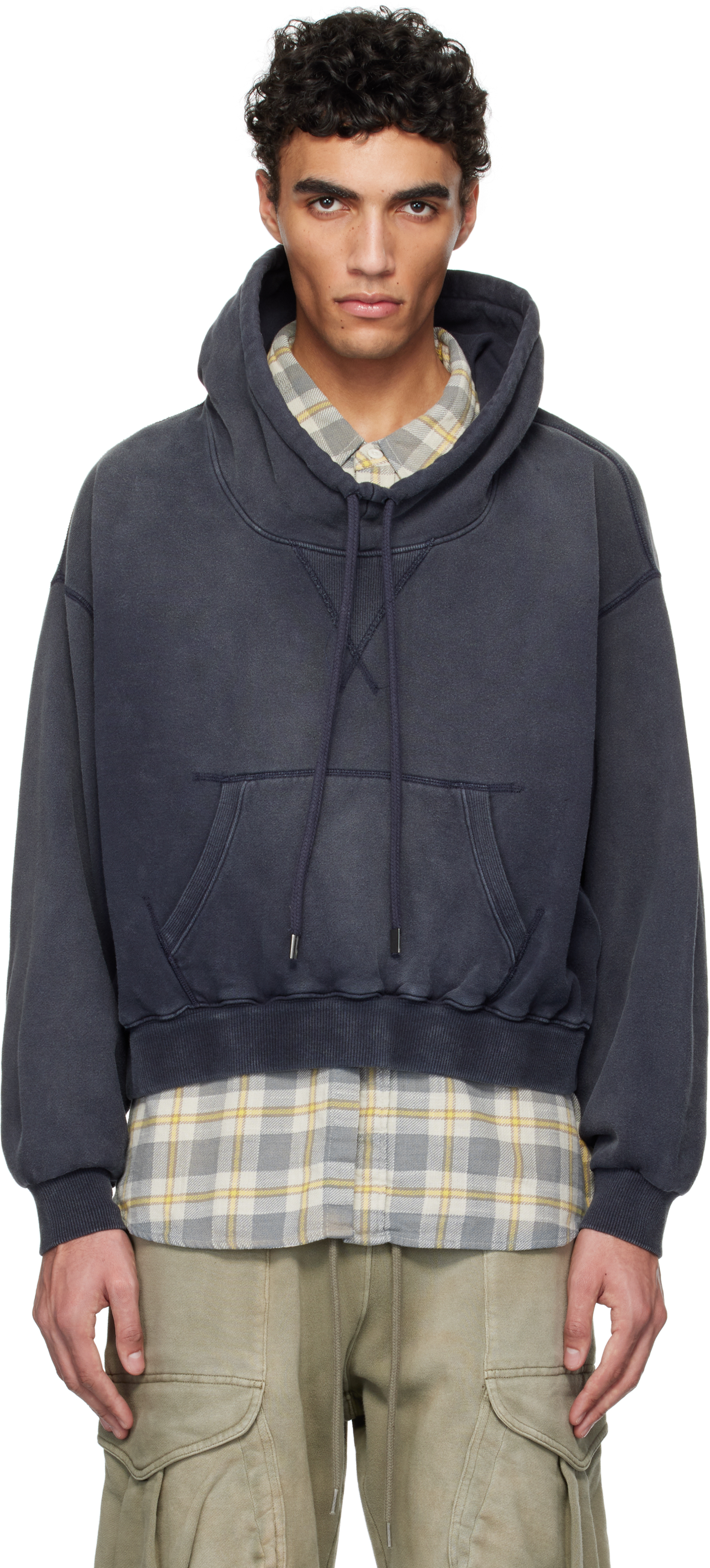 【関税込み】R13 スウェットシャツ alexander wang - 【ラスト1点】BI-COLOR ACID SWEATSHIRT WITH