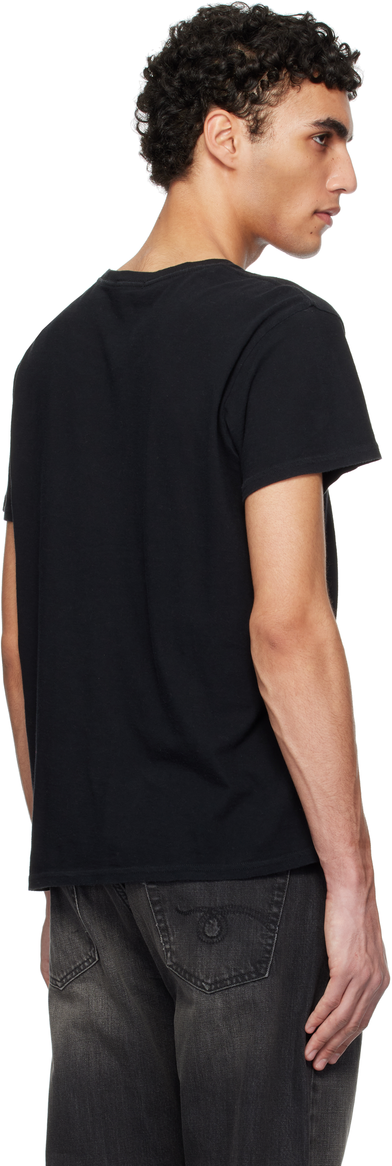R13 Black 'high F Standards' Boy T-shirt In Black