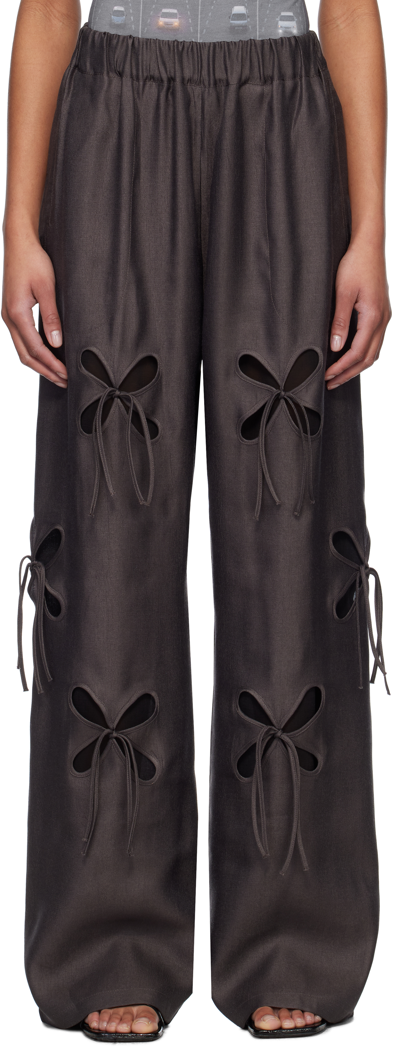 J. Kim Gray Anton Belinskiy Edition Organza Petal Trousers