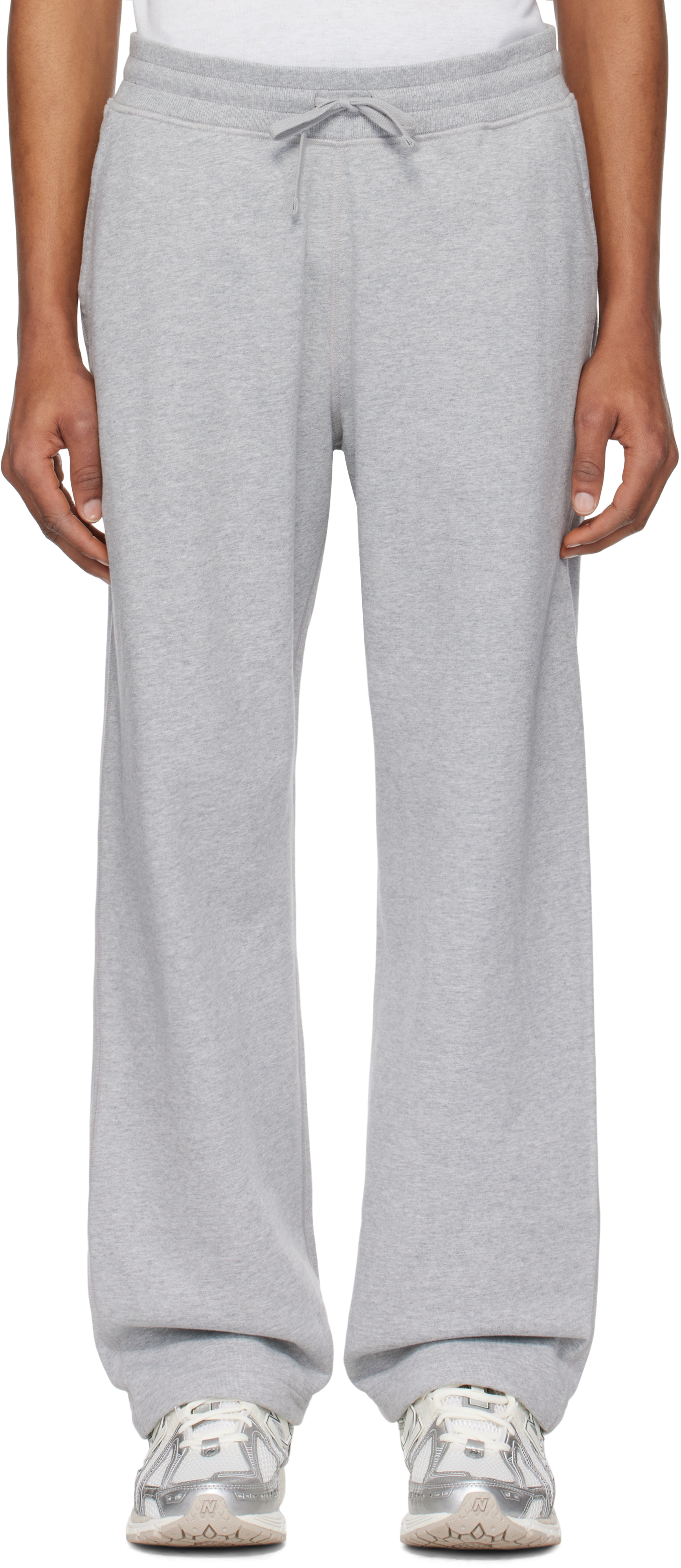 Black Midweight Terry Relaxed Sweatpants