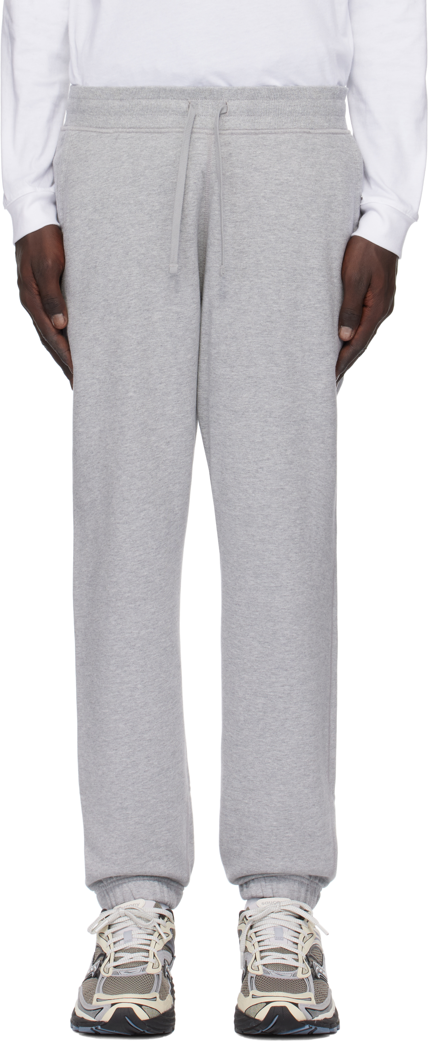 Gray Midweight Terry Standard Sweatpants