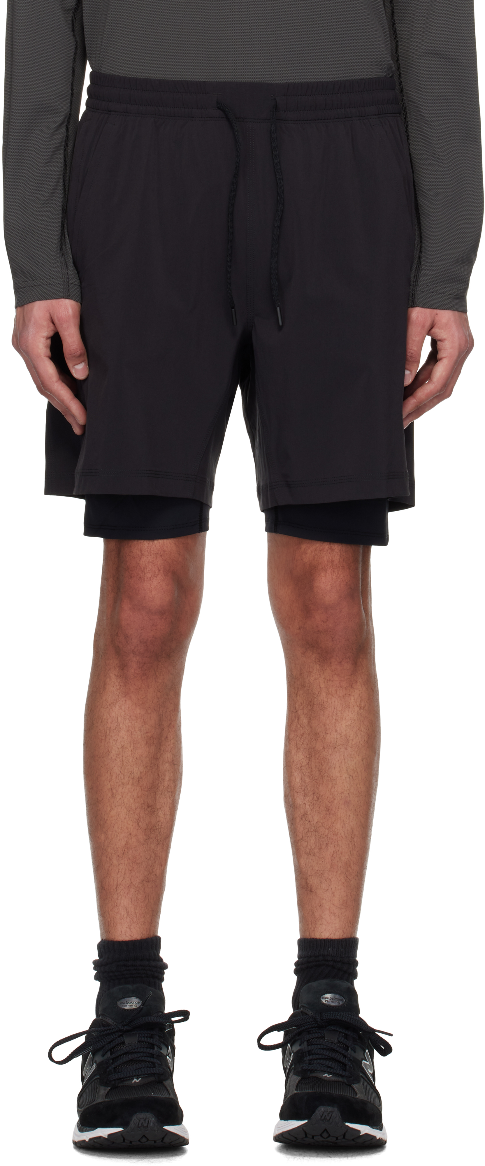 Black 4-Way Combo 7 Training Shorts