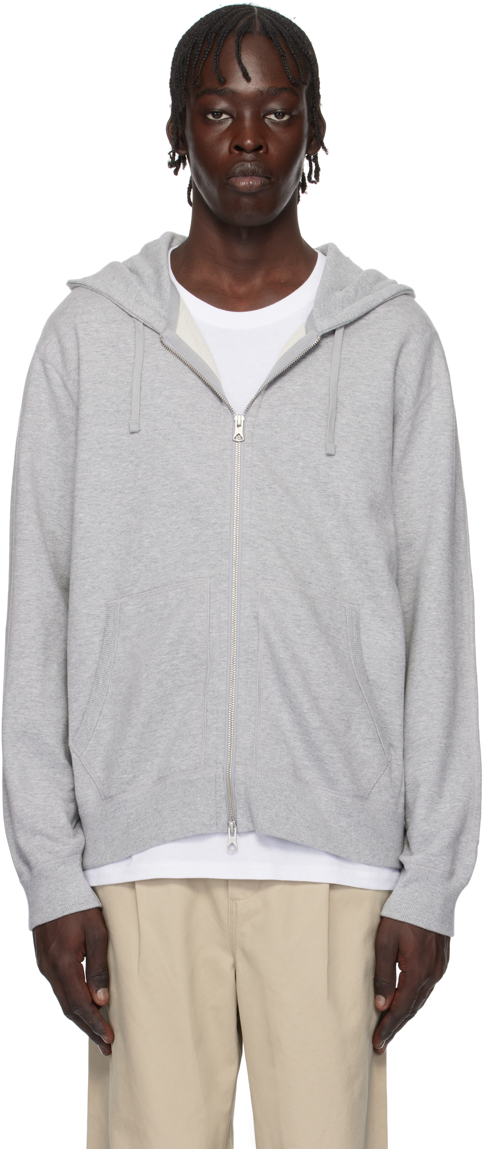 Pull Reigning Champ Homme En Coton Gris - Taille XS - Occasion Très Bon état