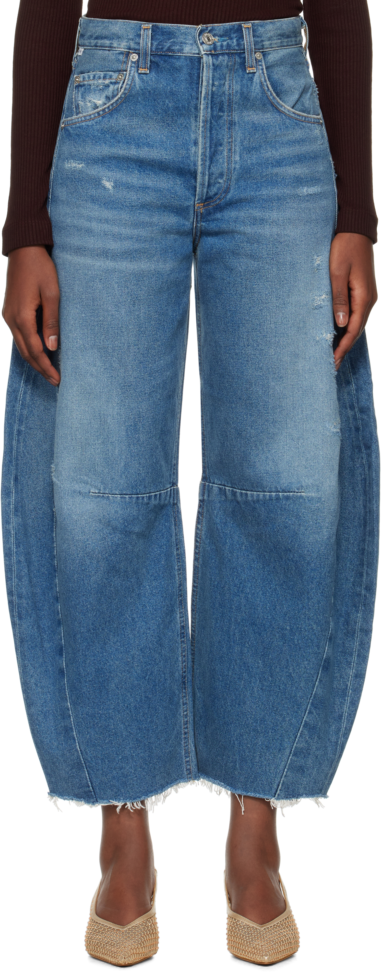 【関税込み】Citizens of Humanity ブルー Horseshoe ジーンズ Horseshoe Jean in Magnolia – Citizens of Humanity