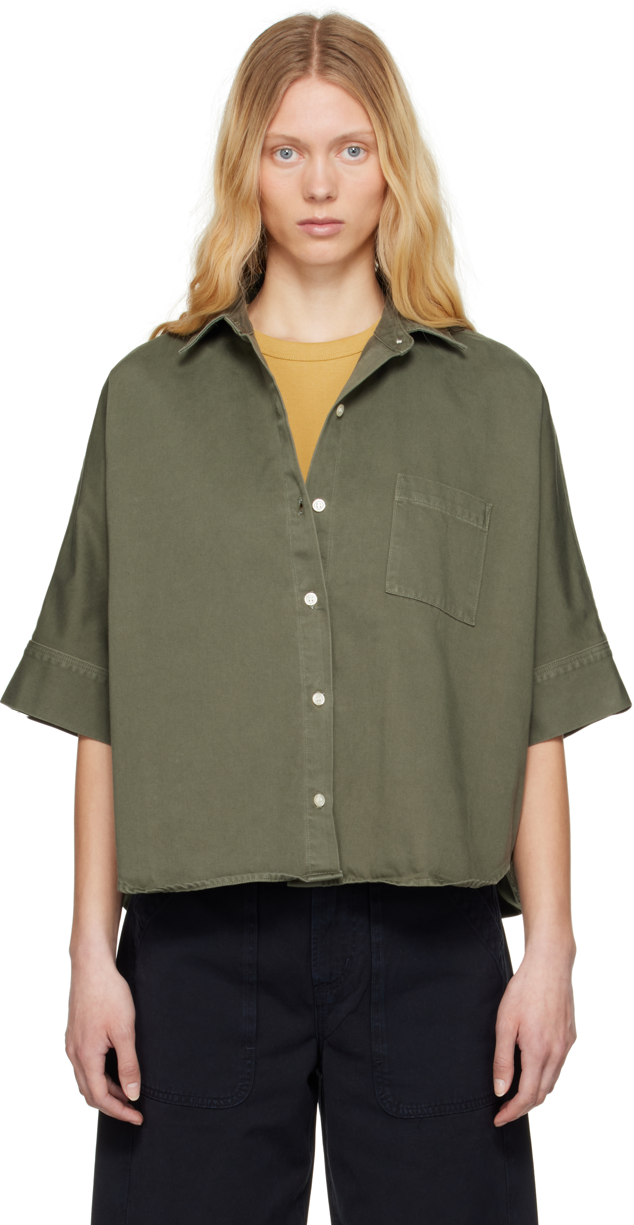Black Claire Origami Shirt