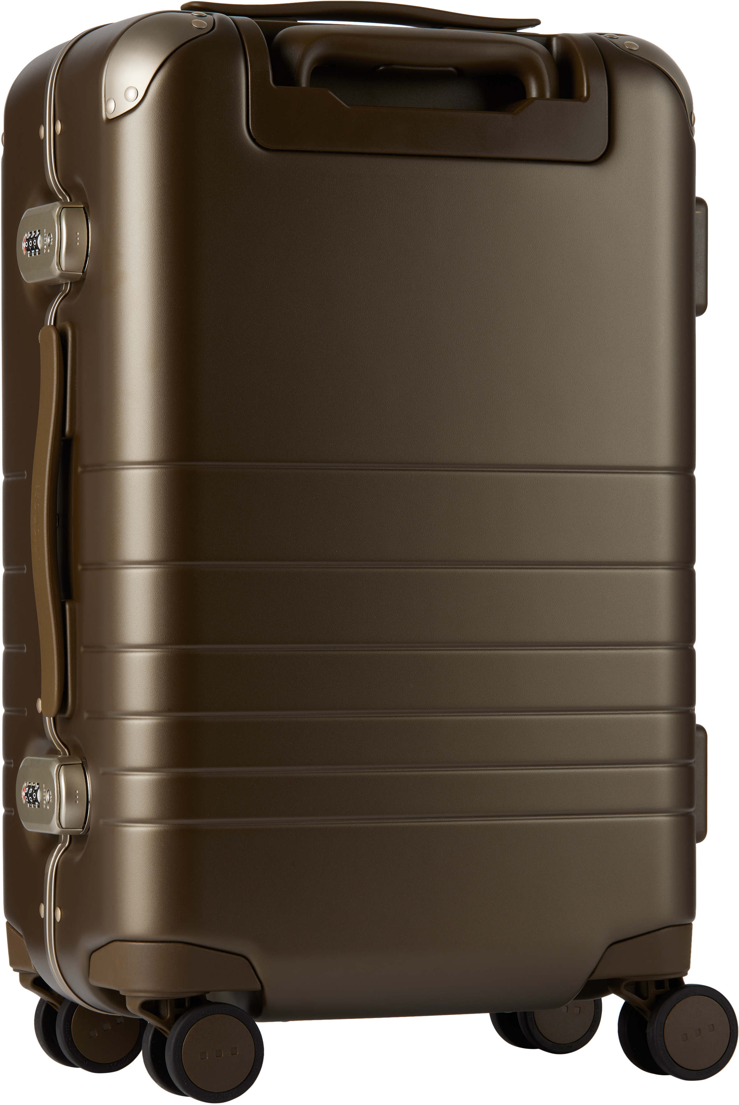 Monos Brown Sincerely Jules Edition Hybrid Carry-on Suitcase In Adobe Brown