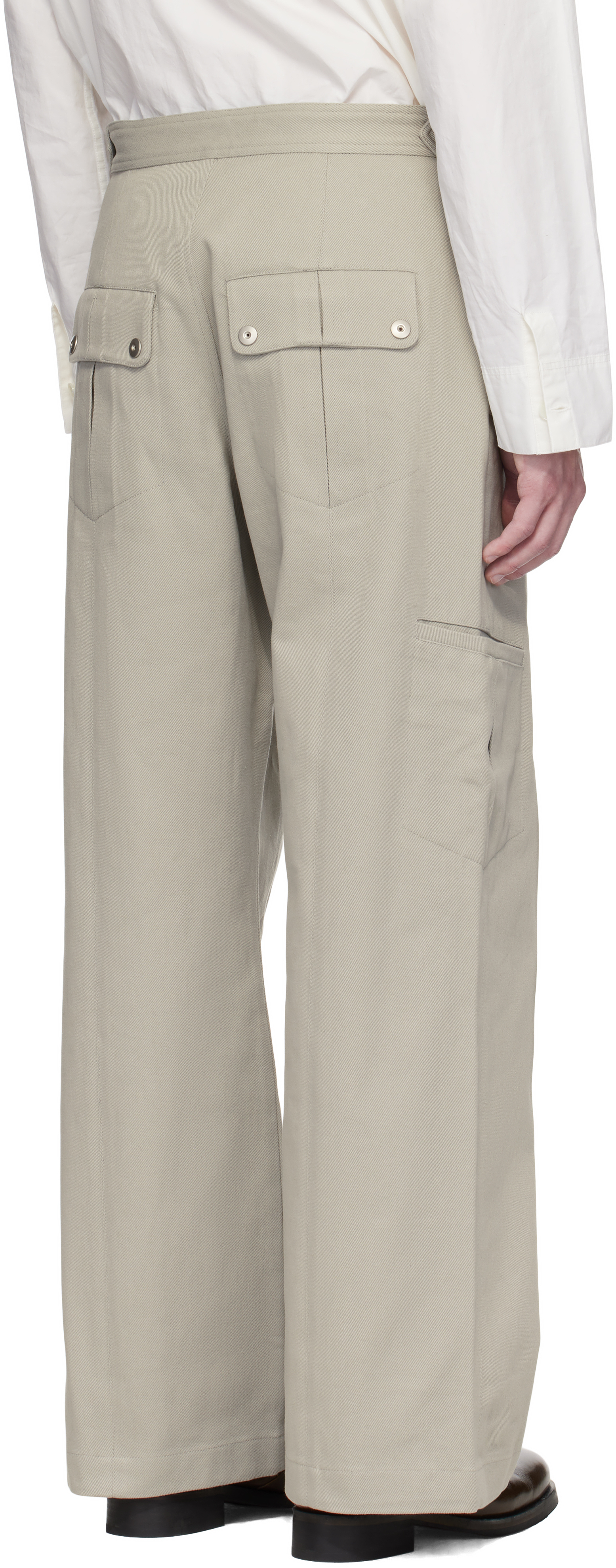 Omar Afridi Gray Carol Cargo Pants In Ash
