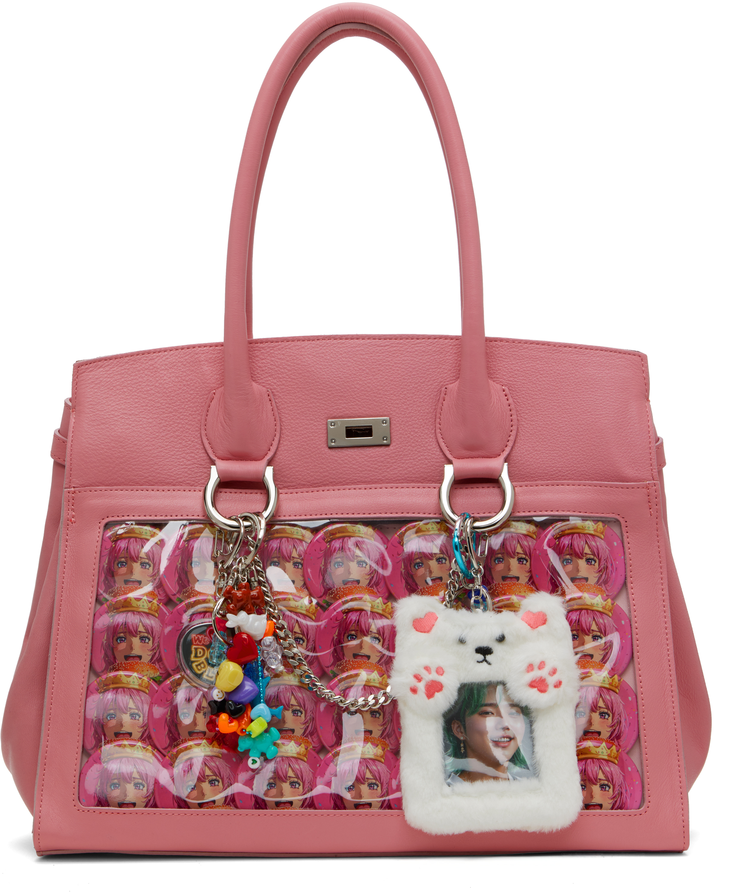Doublet Pink Ita Leather Bag