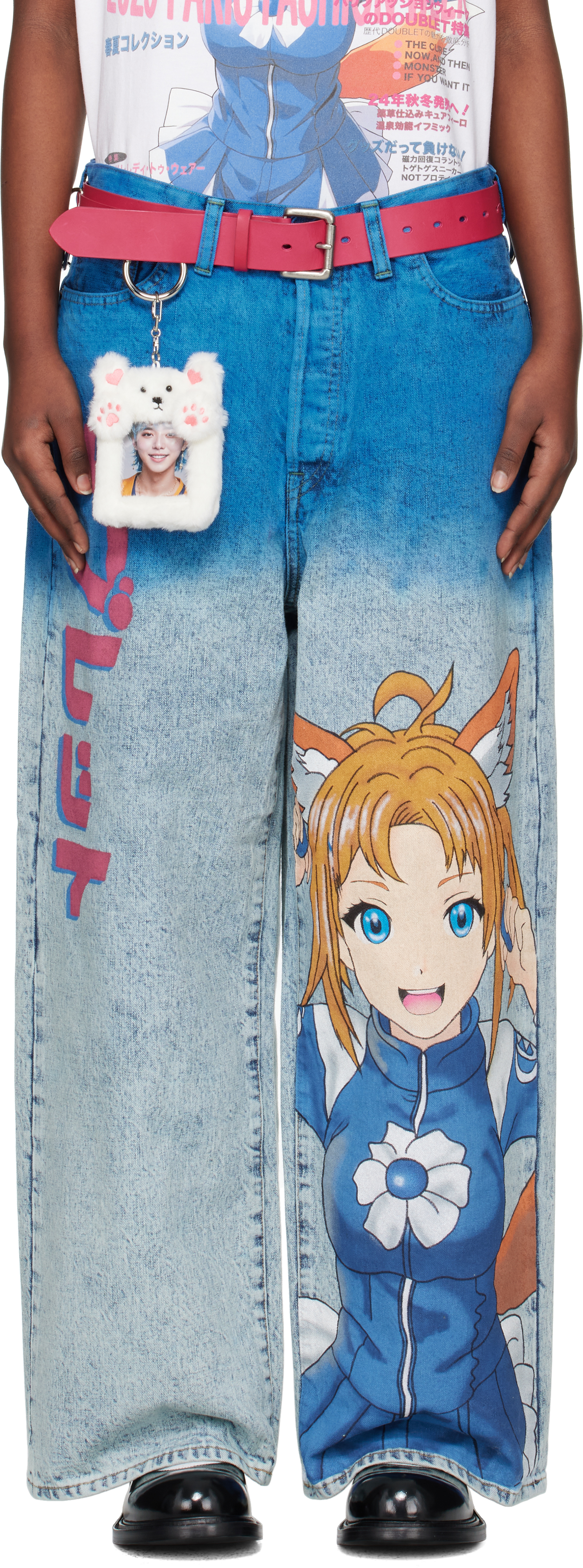 Blue Anime Jeans