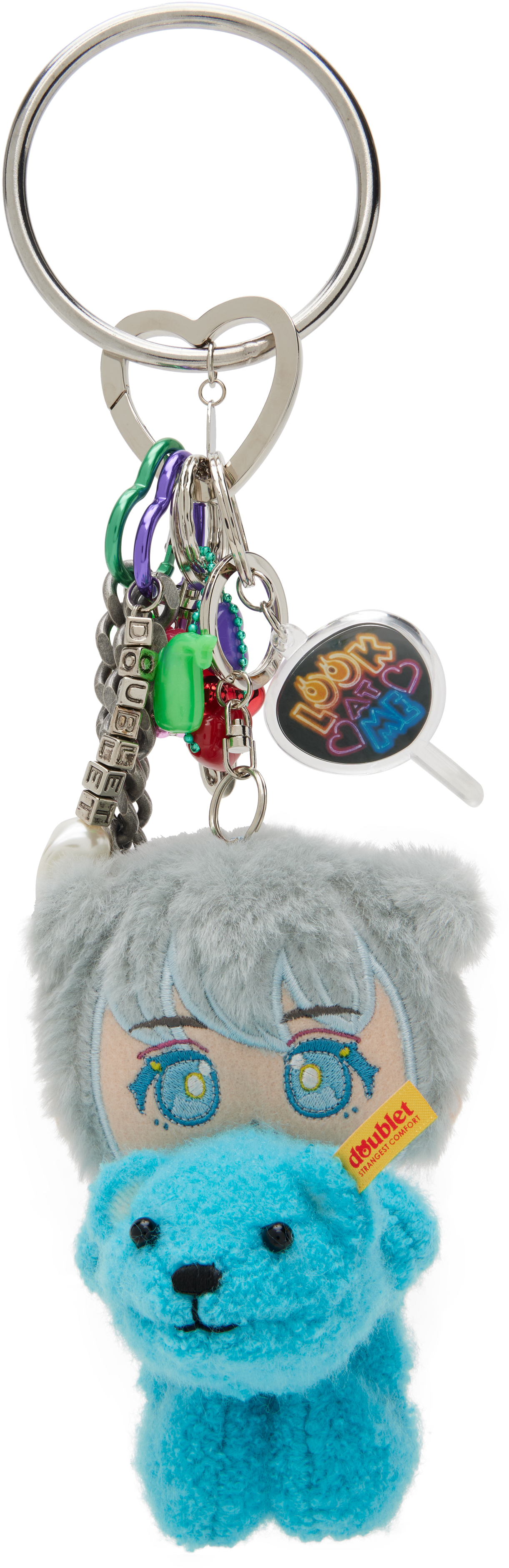 Doublet Multicolor 'oshi-nui' Keychain In Nikibi