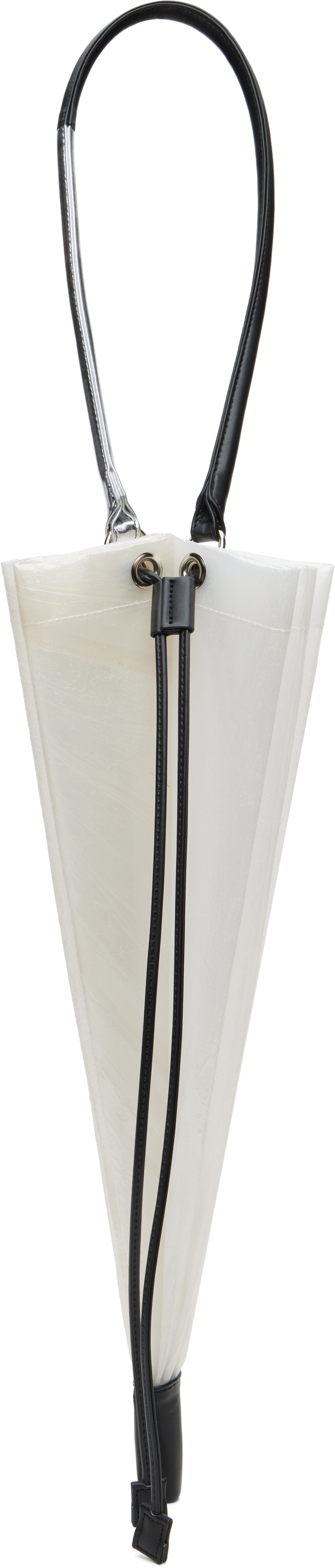 【関税込み】doublet ホワイト Upcycled Umbrella バッグ White Upcycled Umbrella Bag by doublet on Sale