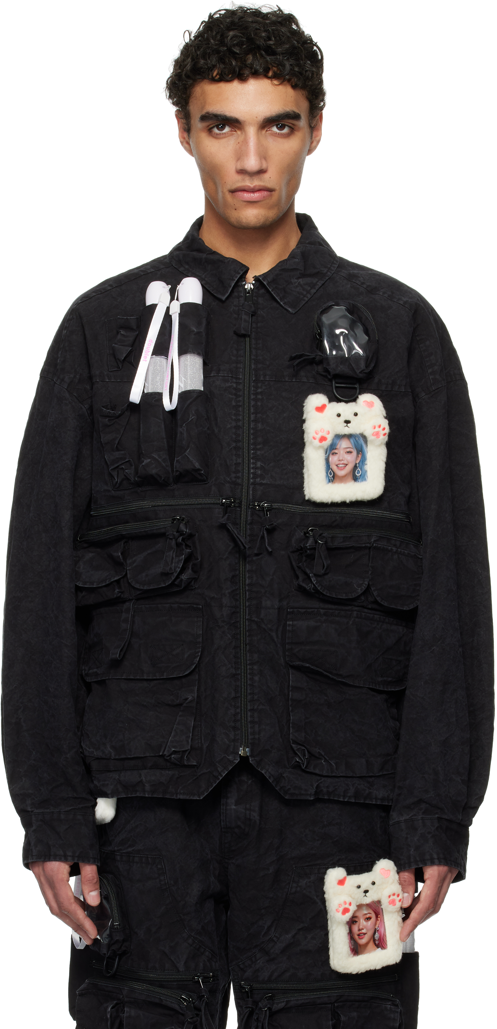 Black Oshi-Katsu Pocket Jacket