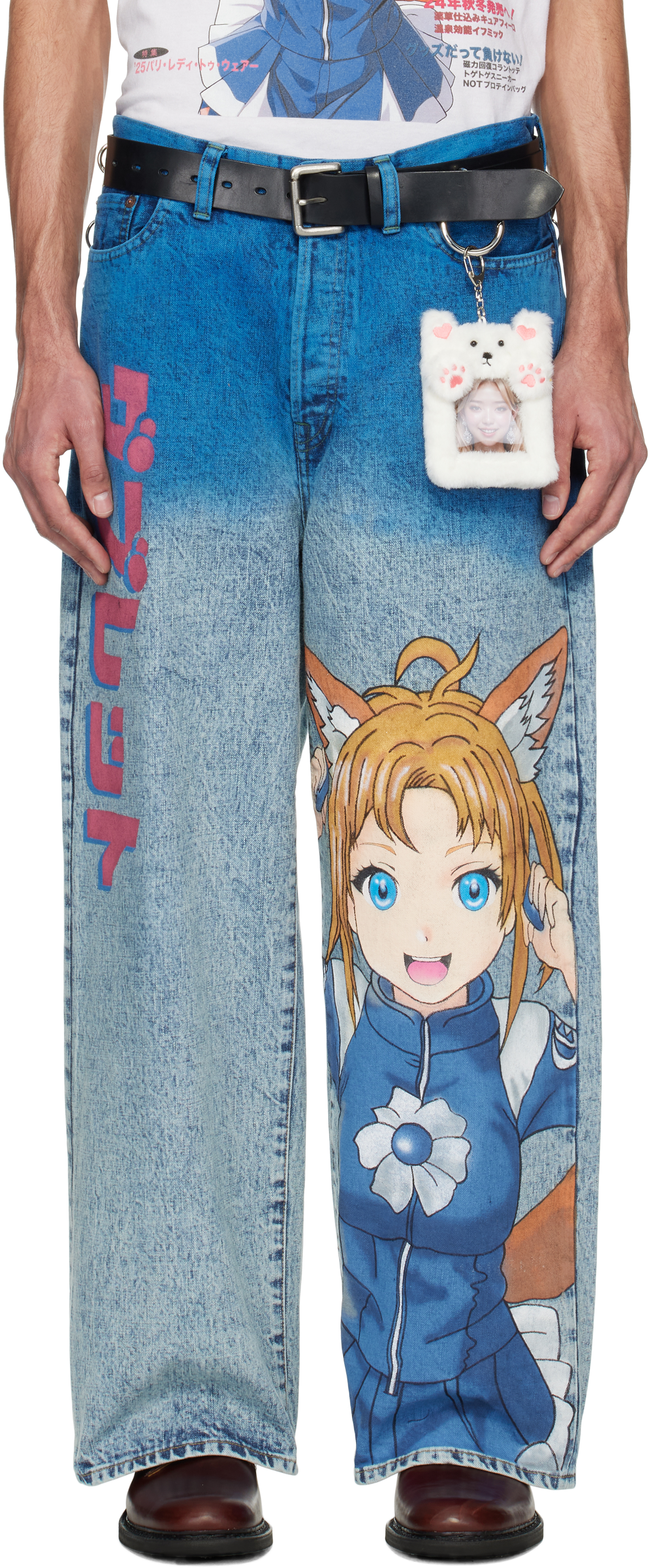 doublet: Blue Anime Jeans | SSENSE doublet: Blue Anime Jeans | SSENSE