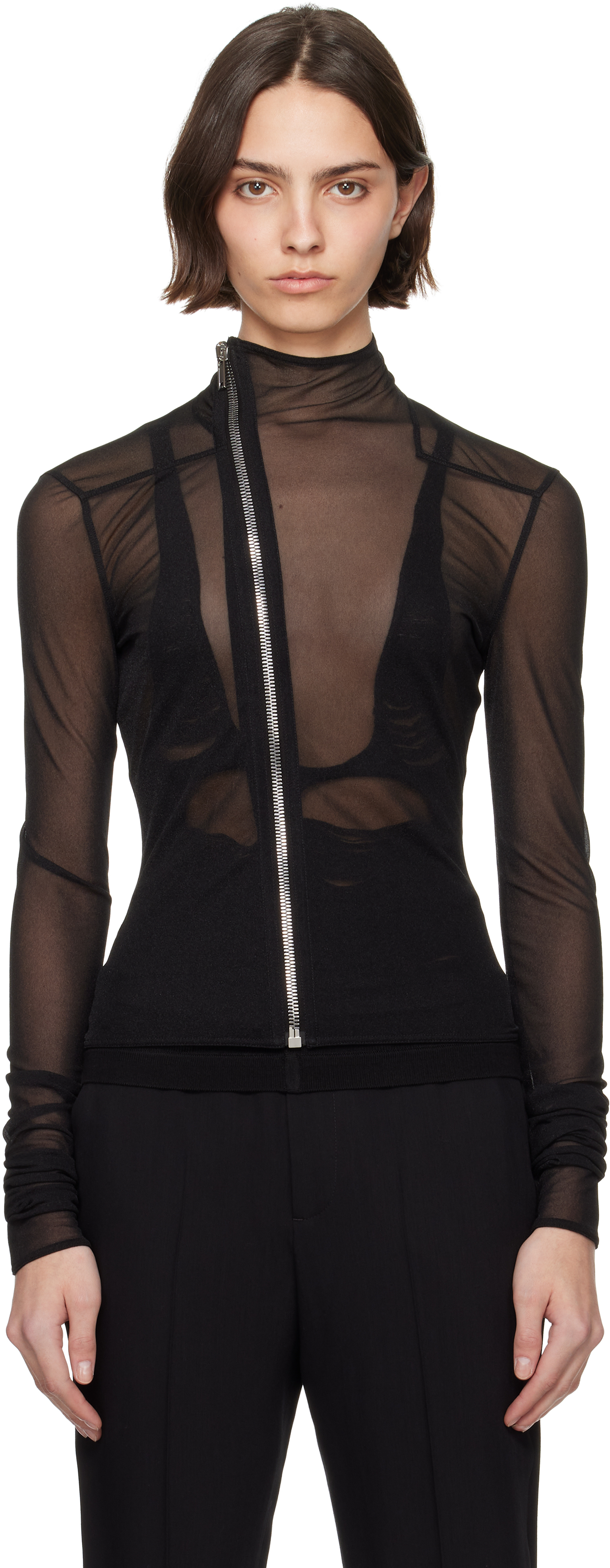 Rick Owens Black Hollywood Gary Jacket