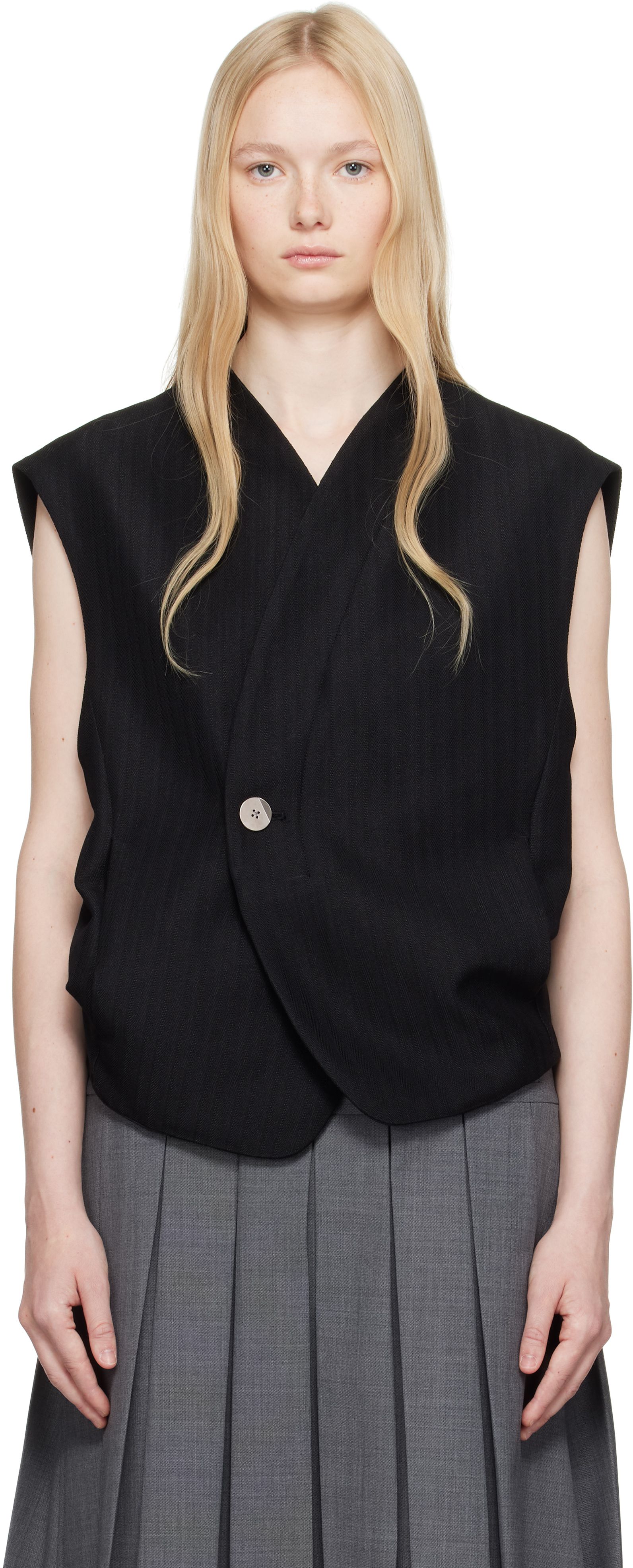 Ader Error Black Product. 25 Vest In Noir